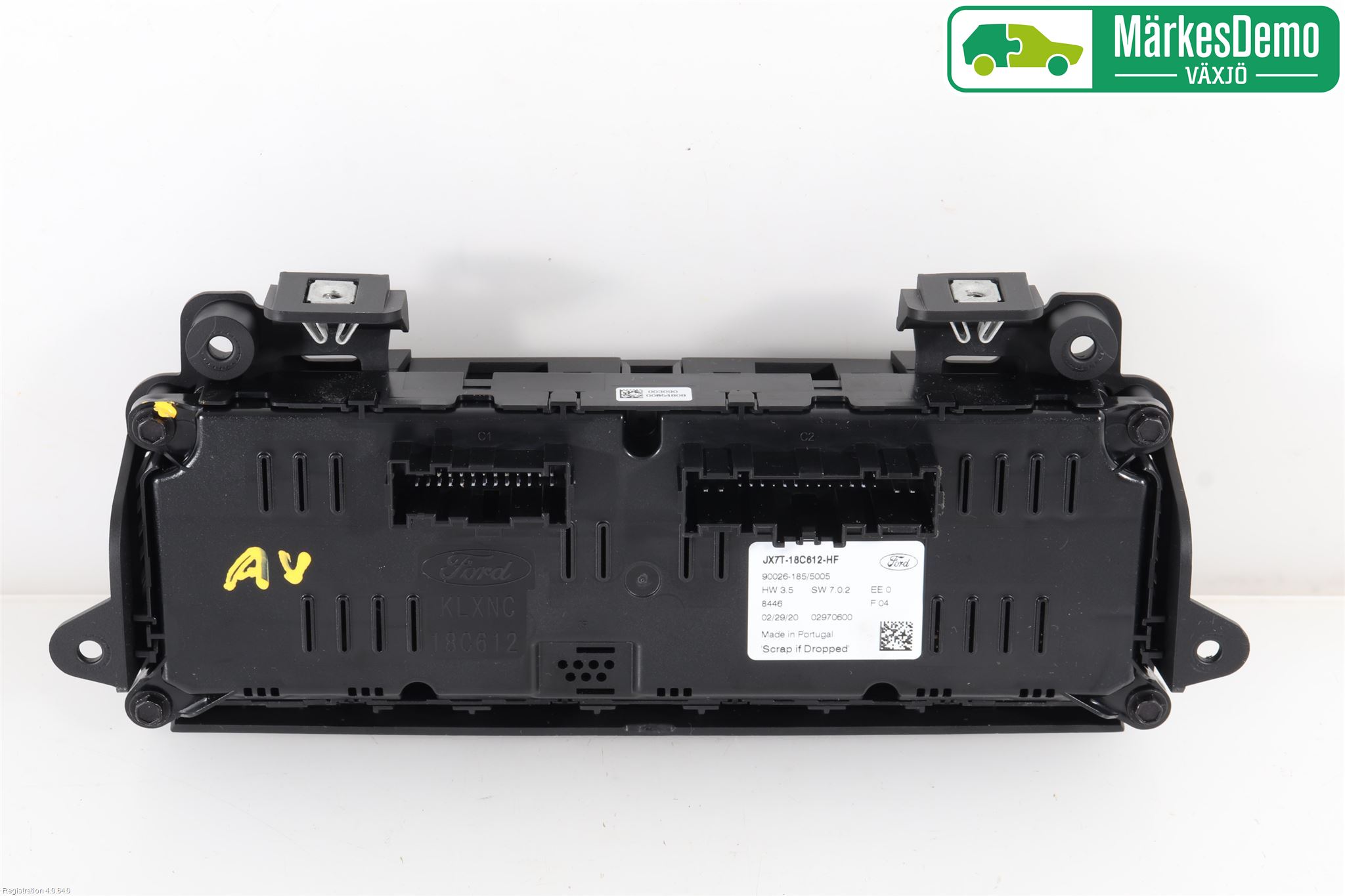 Ford FOCUS 19- Varme Ac Betjening-Display