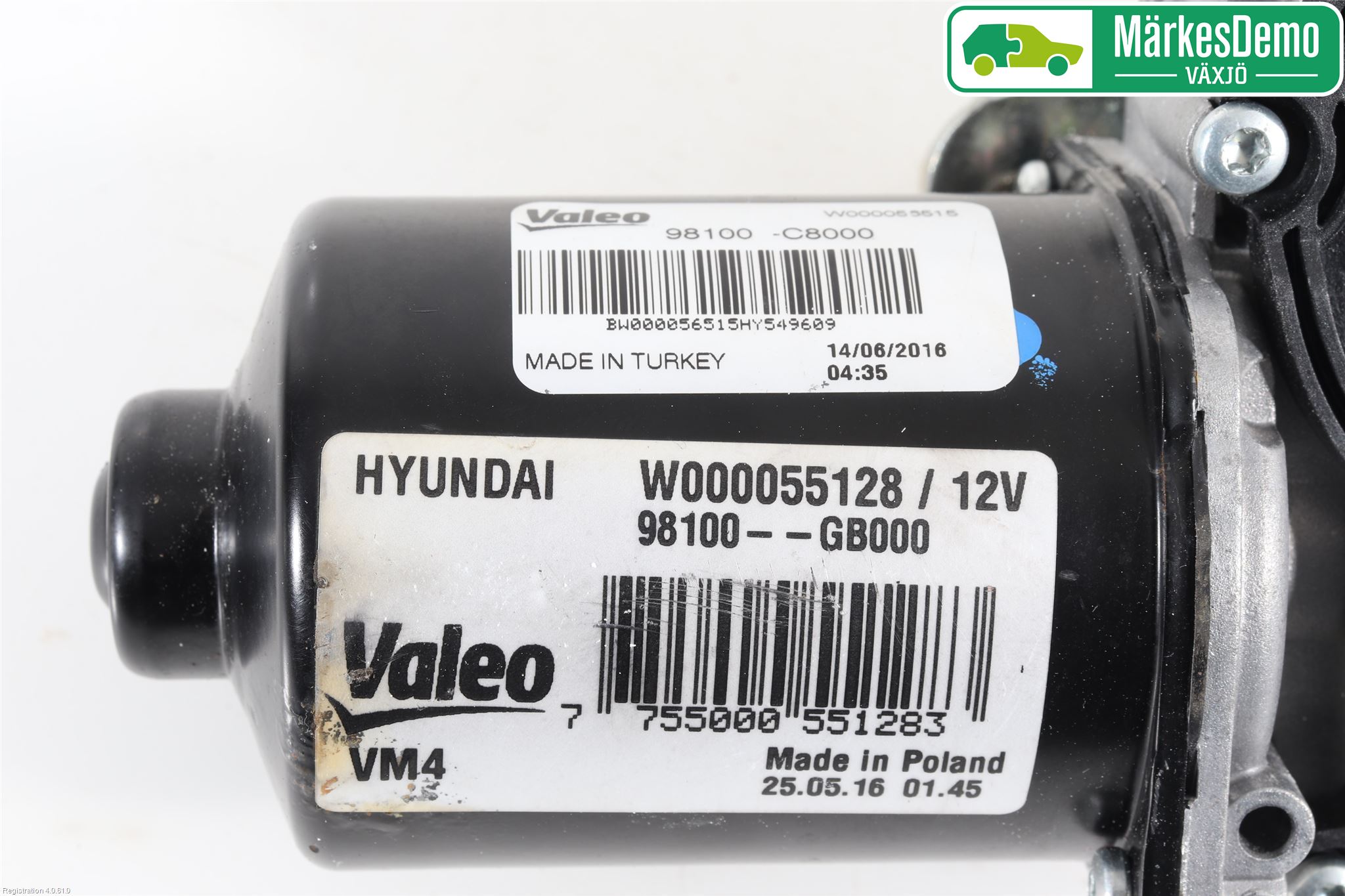 Hyundai i20 GB 15-20 Viskermotor Frontrute