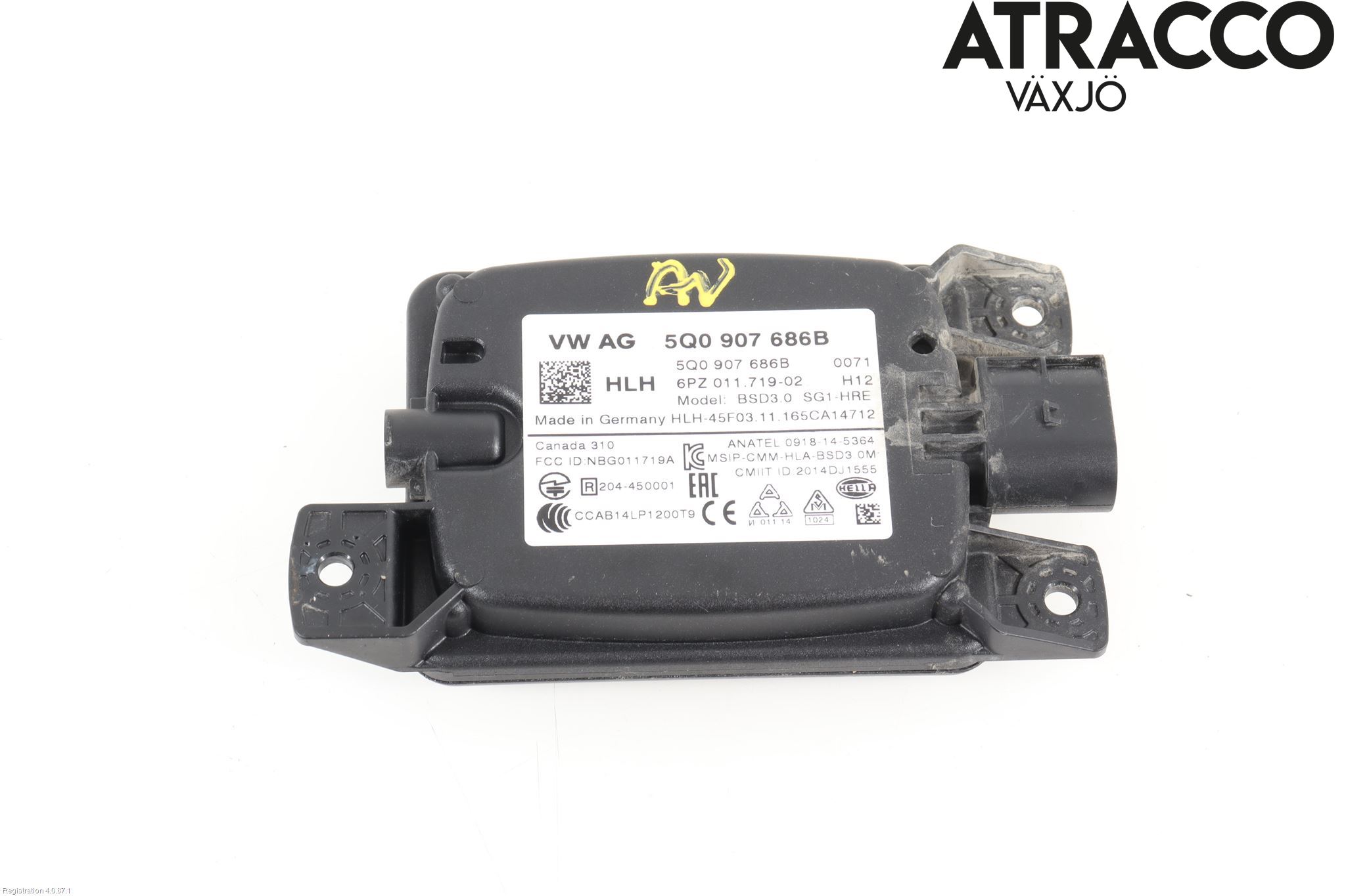 Volkswagen VW GOLF / E-GOLF VII 13-20 Sensor Kollisjonsbeskyttelse