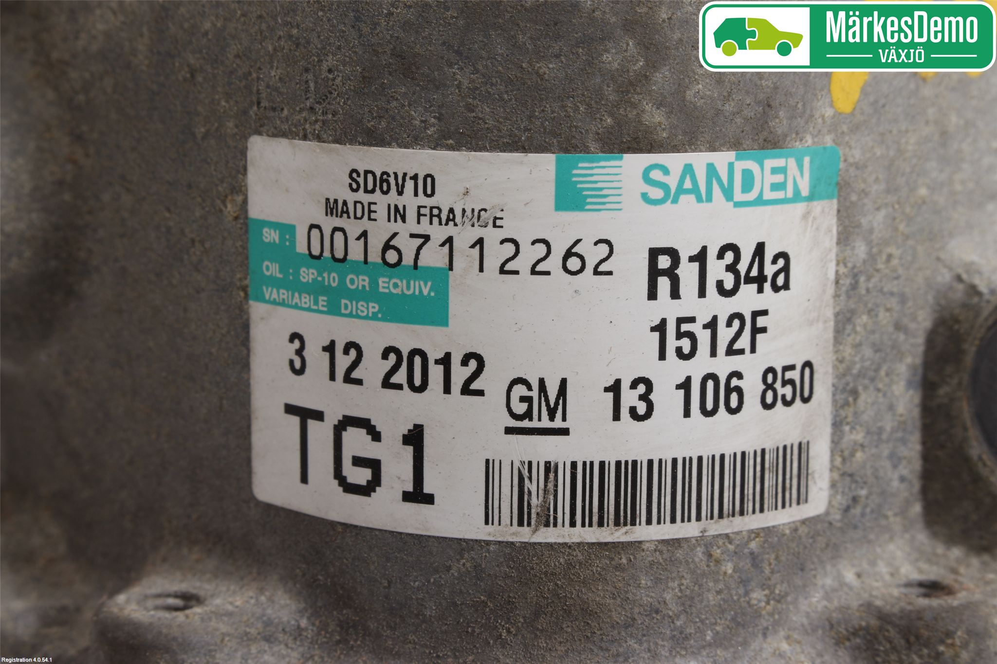 Suzuki SWIFT 11-16 Varme Ac Kompressor