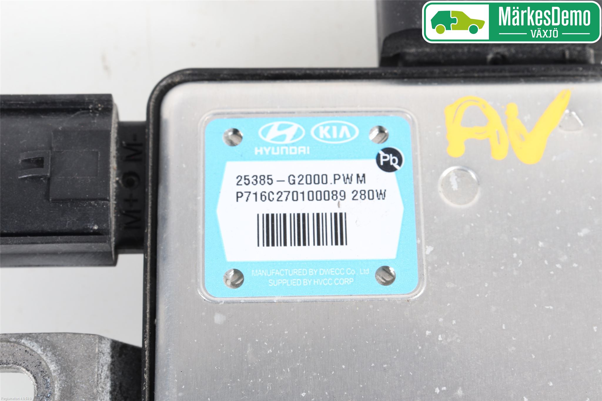 Hyundai IONIQ AE 17-22 Varmeapparat Viftemotstand