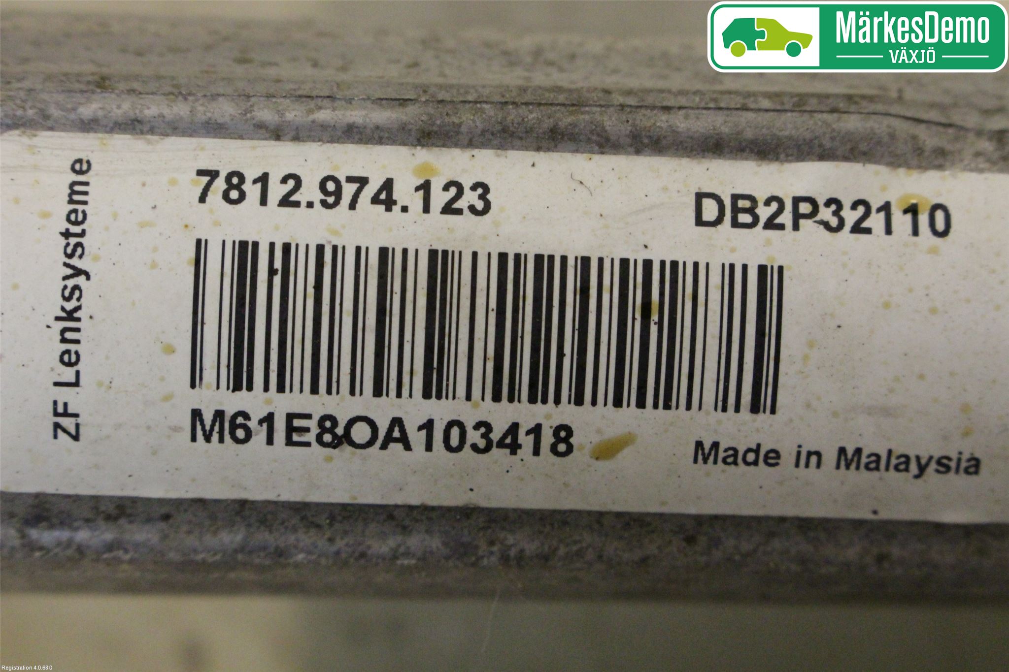 Mazda CX-3 Servo Snekke - Tannstang
