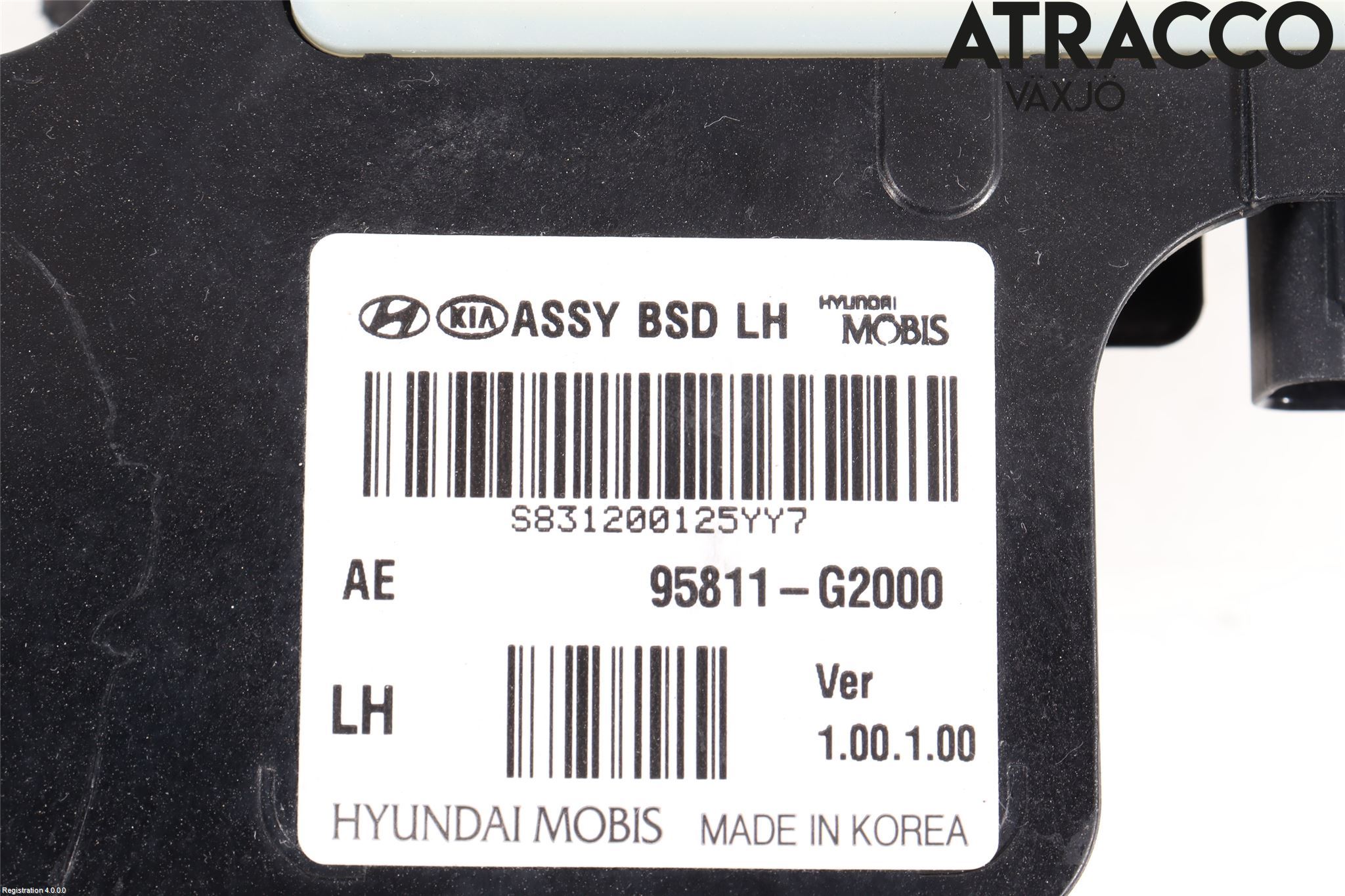 Hyundai IONIQ AE 17-22 Sensor Kollisjonsbeskyttelse