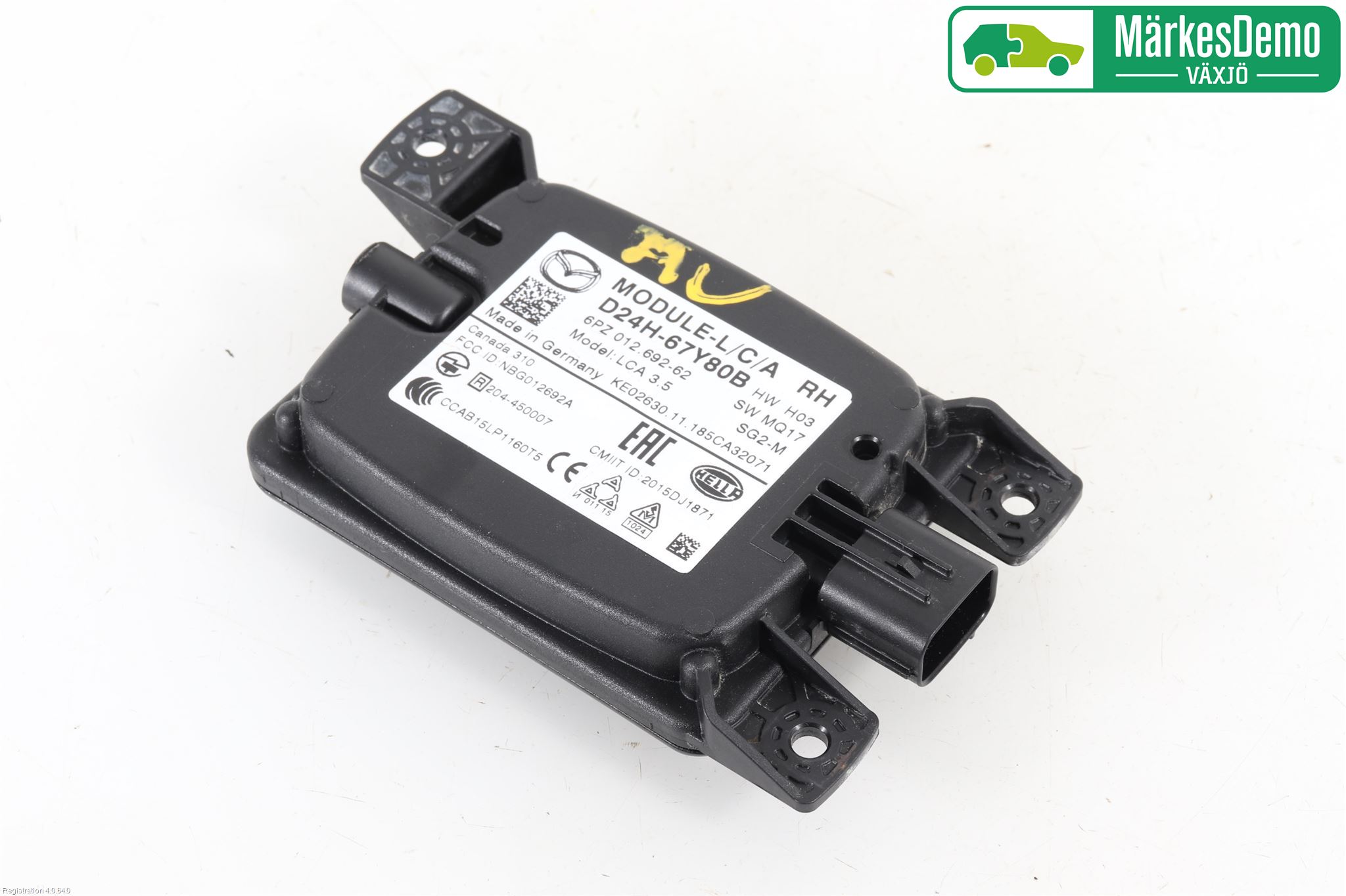 Mazda CX-3 Sensor Kollisjonsbeskyttelse