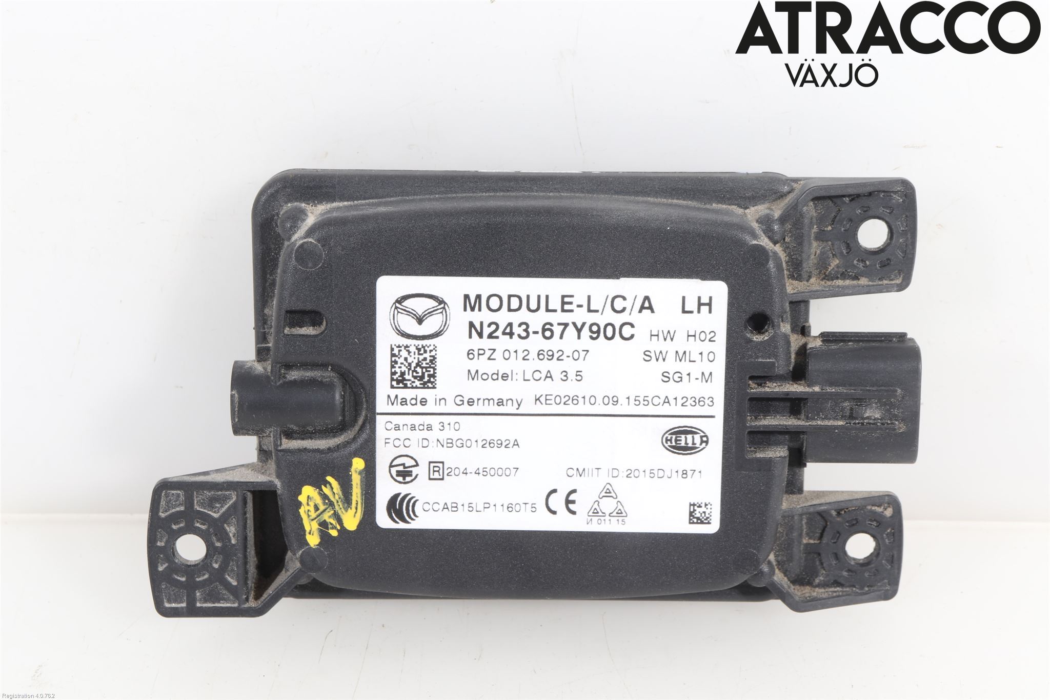 Mazda MX-5 IV (ND/ND2/ND3) MIATA 15- Sensor Kollisjonsbeskyttelse
