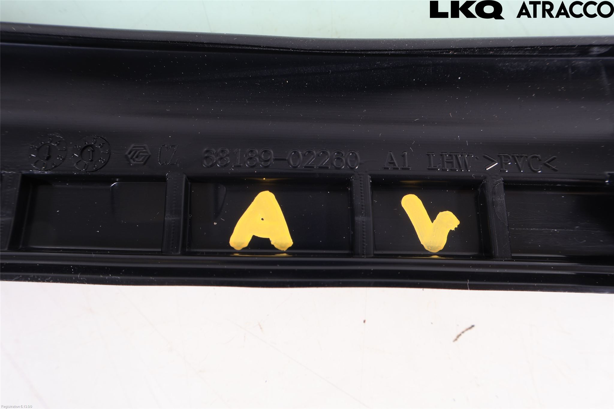 Toyota COROLLA 19- Dørrute Bak Vens Trekant 4D