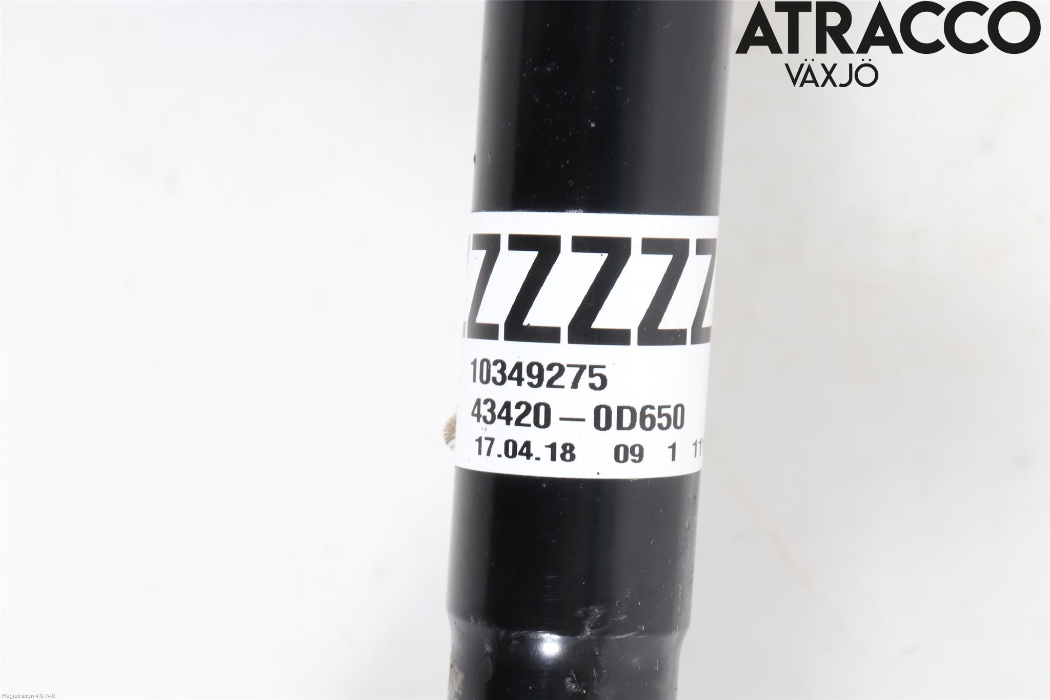 Toyota YARIS XP130 15-20 Drivaksel Foran Kompl Venstre
