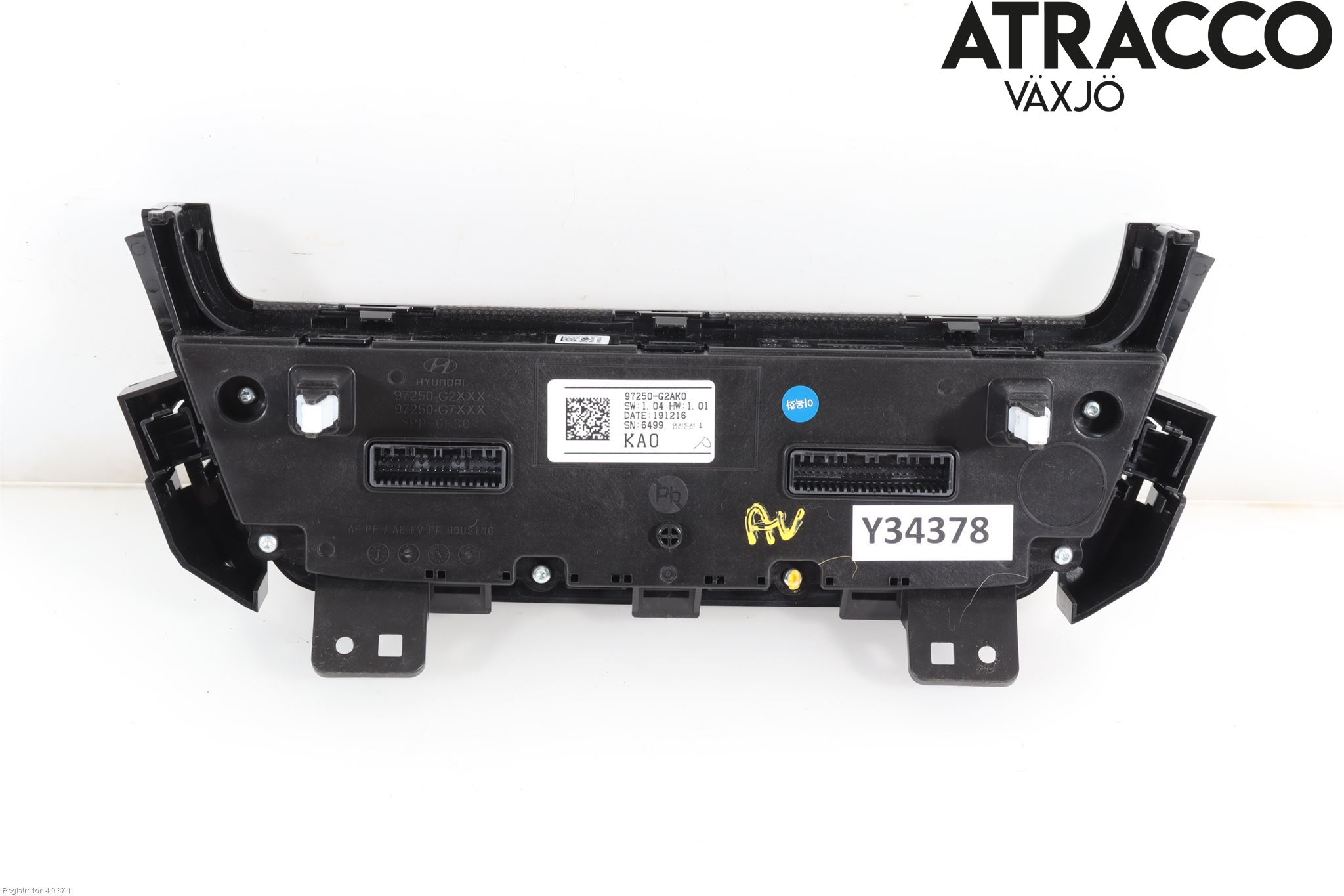 Hyundai IONIQ AE 17-22 Varme Ac Betjening-Display