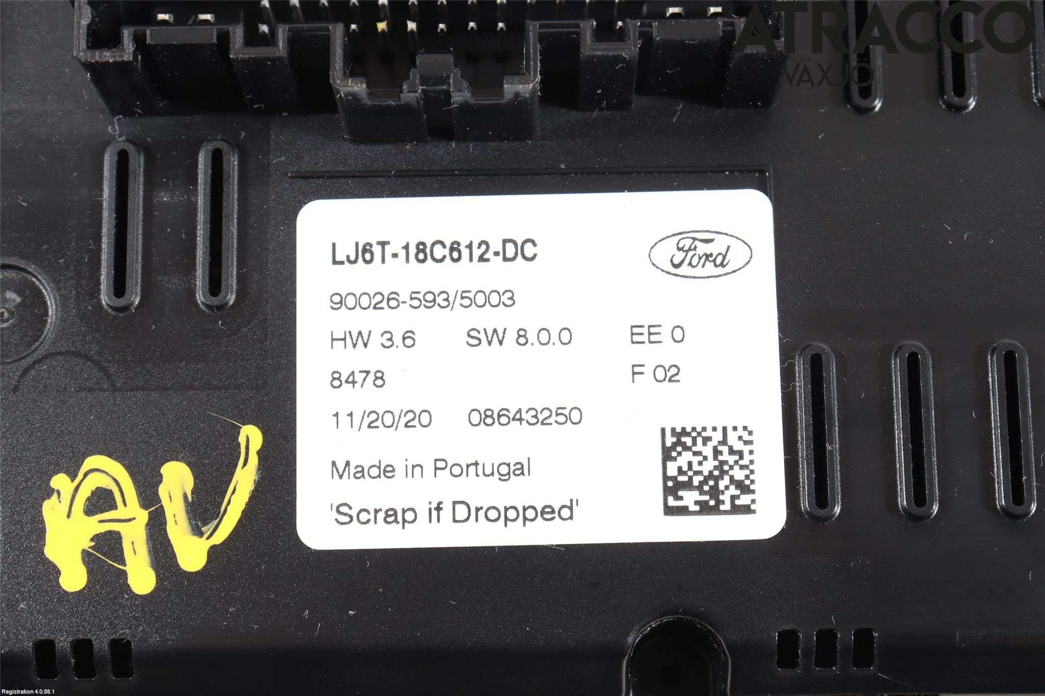 Ford KUGA/KUGA PHEZ/FHEV 20- Varme Ac Betjening-Display