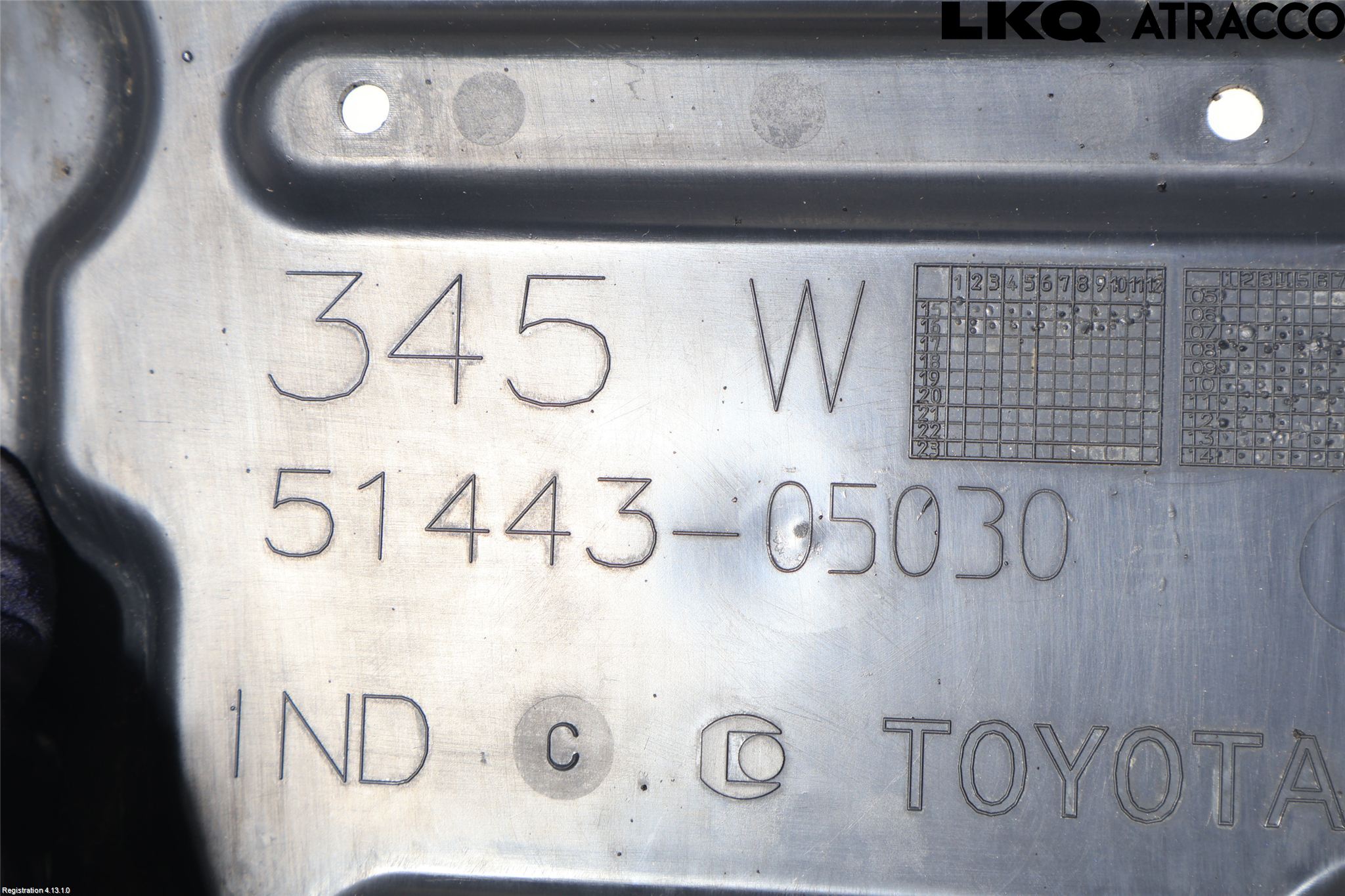 Toyota AURIS 13-19 Bunnplate U Motor-Gear-Dørk