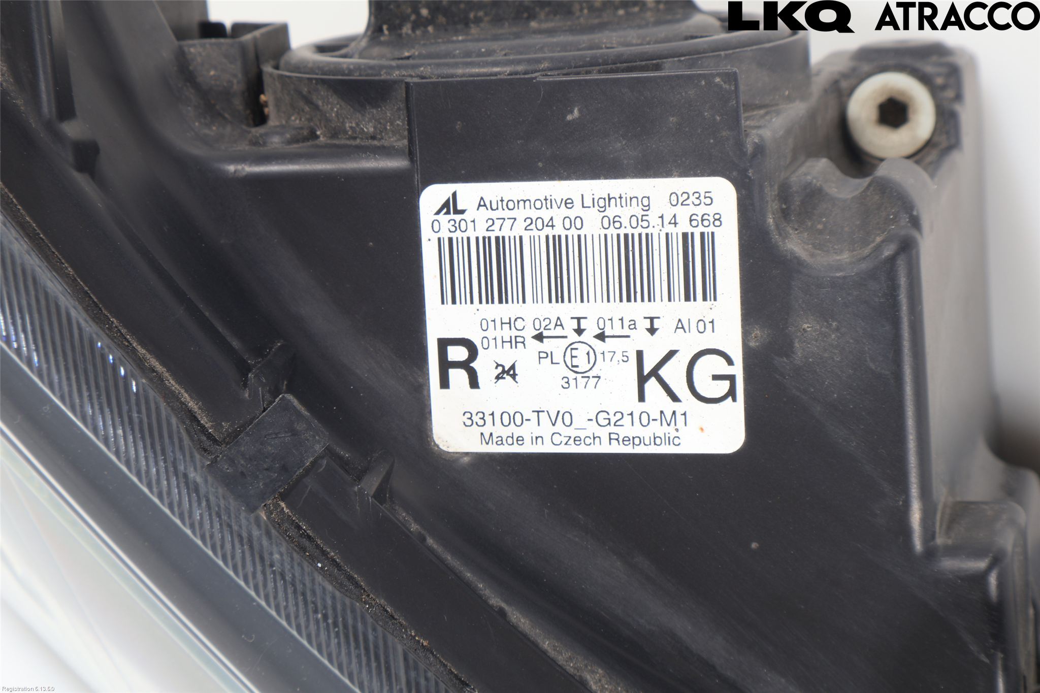 Honda CIVIC 12-16 Frontlykt Høyre
