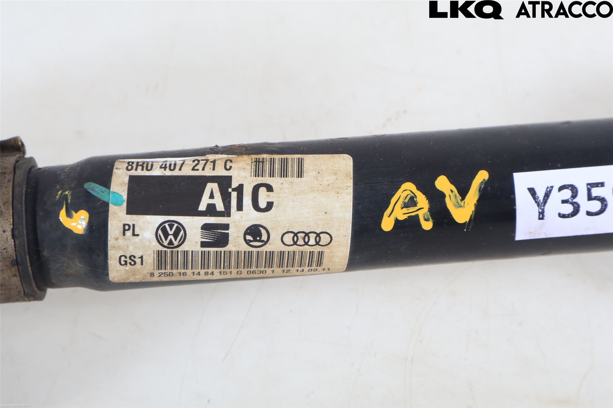 Audi A6/S6 4G 11-18 Drivaksel Foran Kompl Venstre