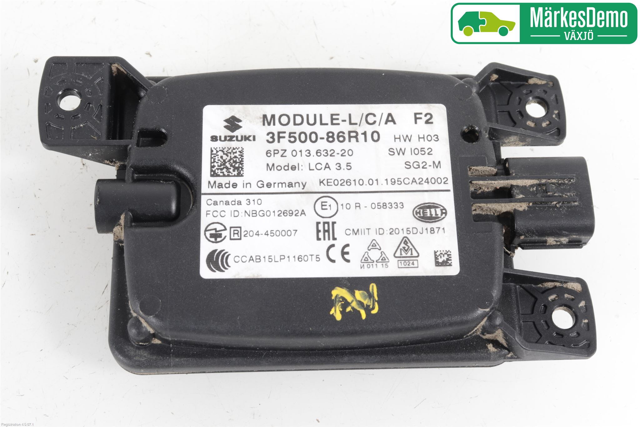 Suzuki VITARA 15- Sensor Kollisjonsbeskyttelse