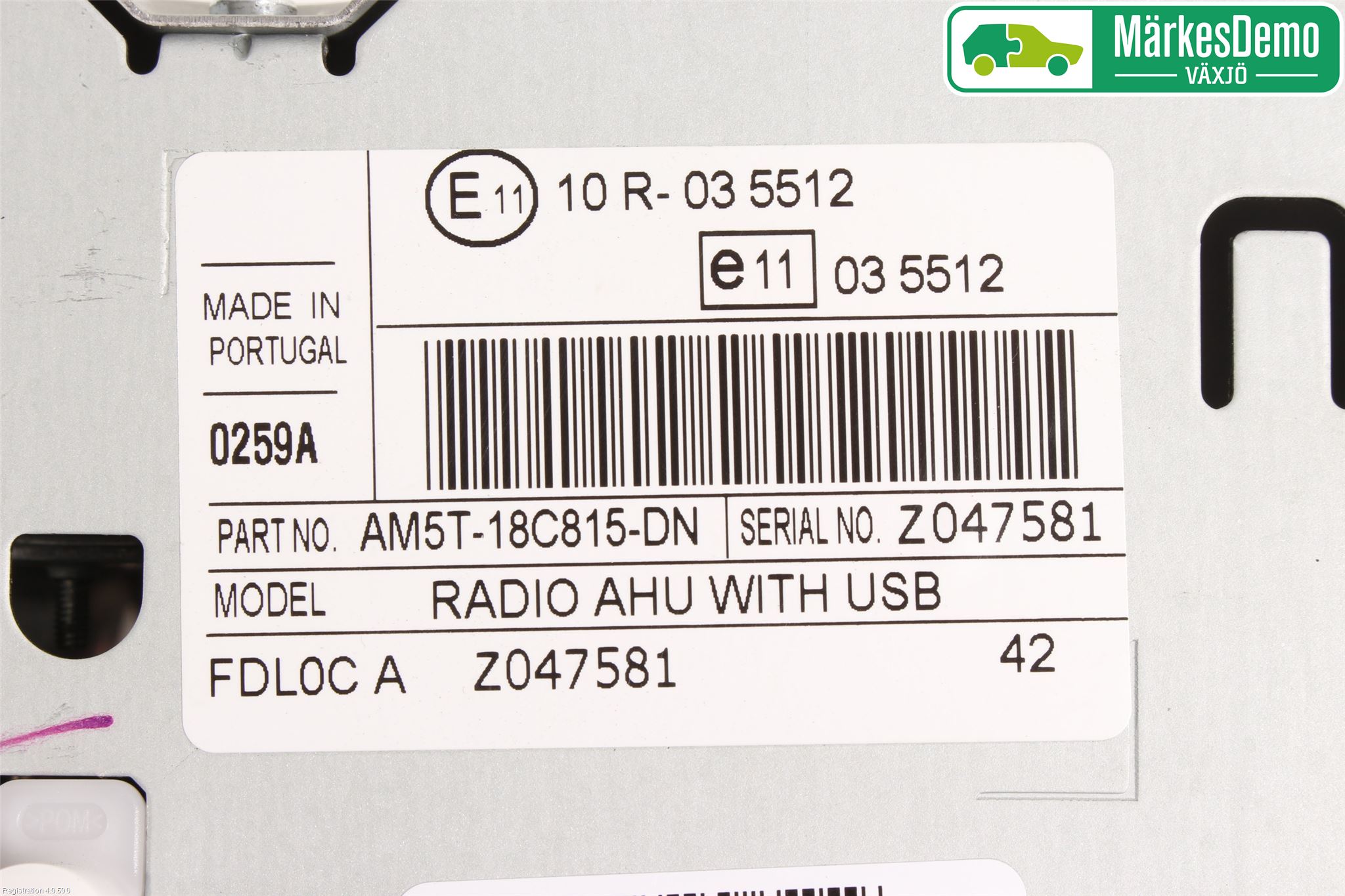 Ford FIESTA 13-17 Stereo Radio Med Cd