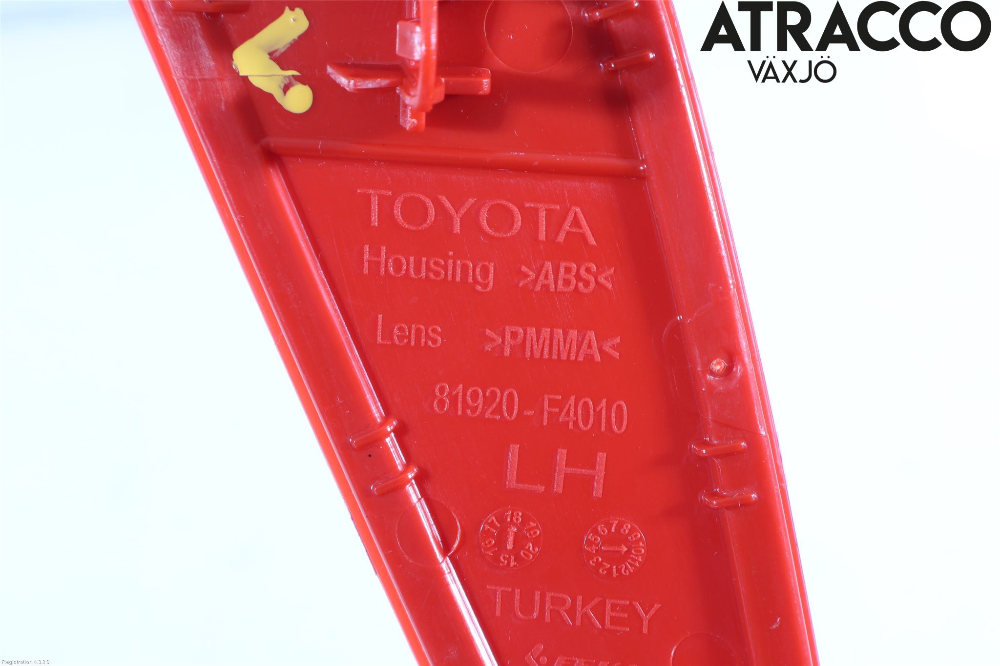 Toyota C-HR 16-23 Refleks Bak