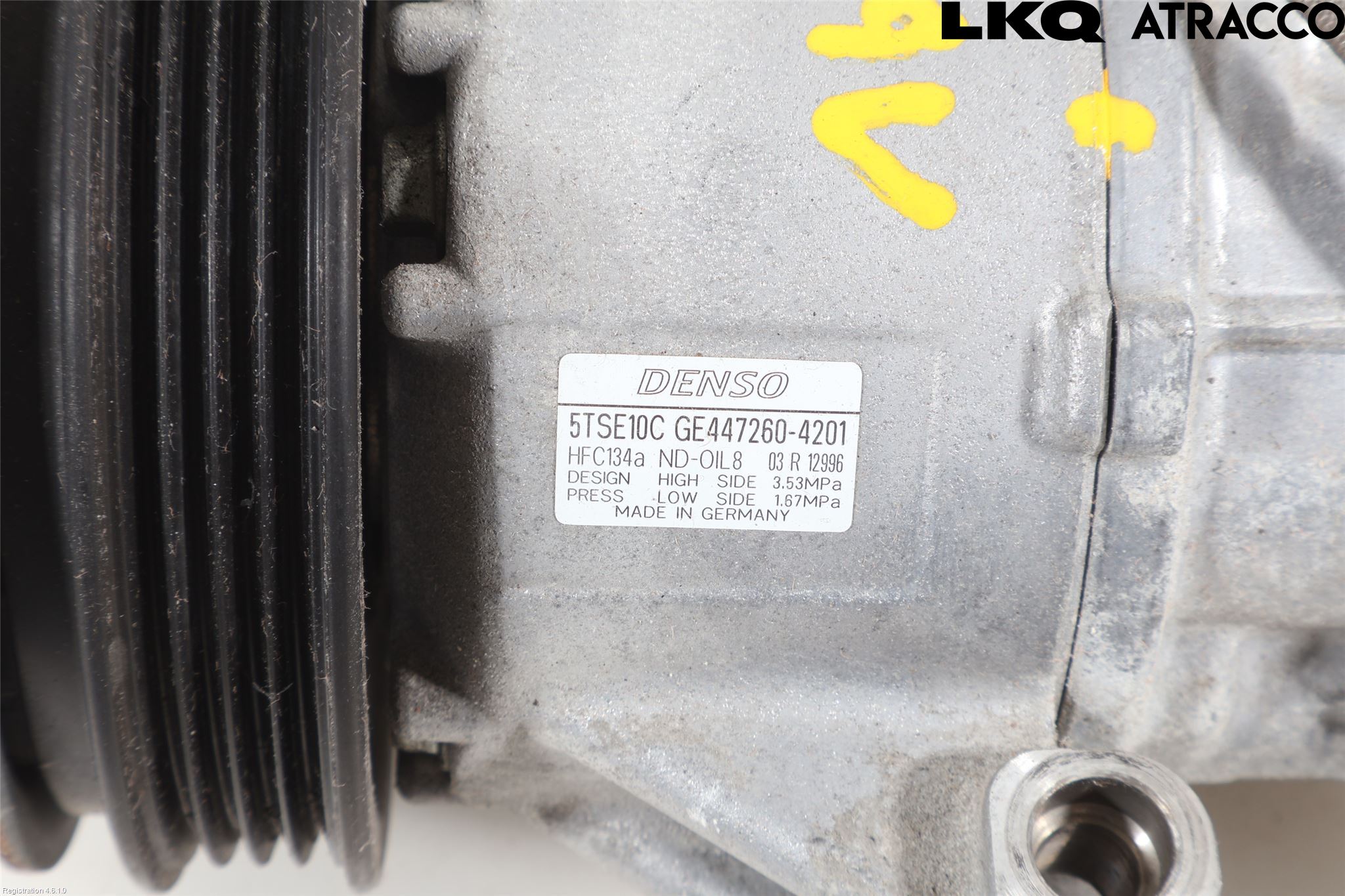 Toyota YARIS XP130 12-14 Varme Ac Kompressor