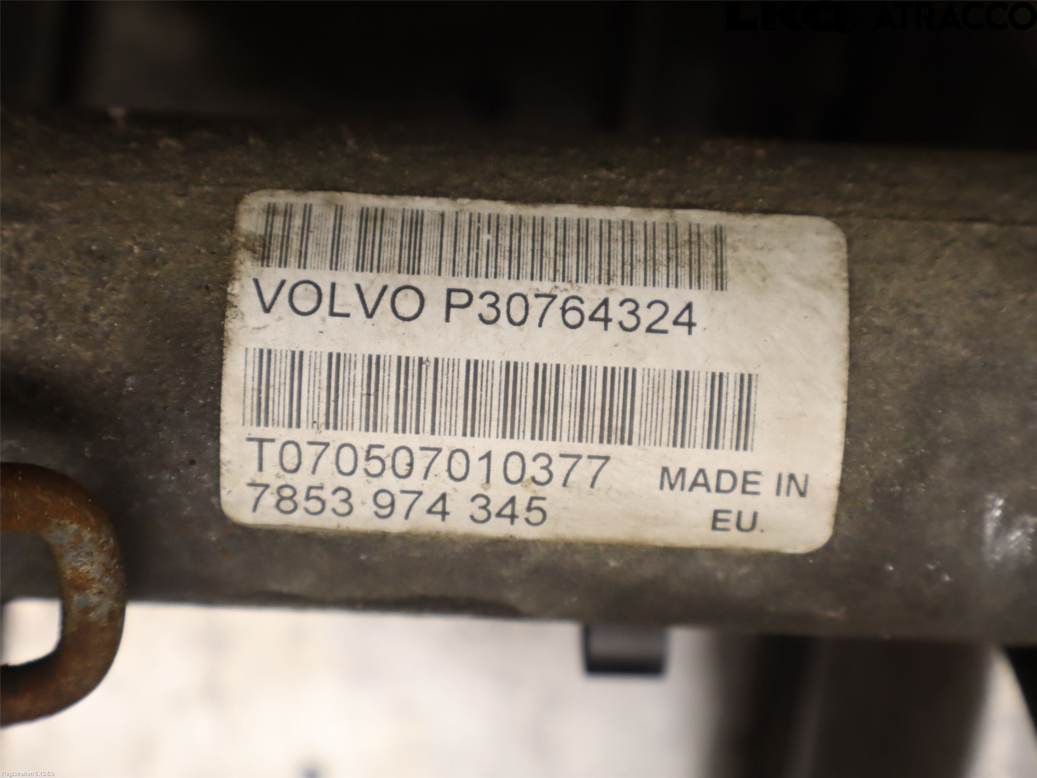 Volvo V70 05-08 Servo Snekke - Tannstang