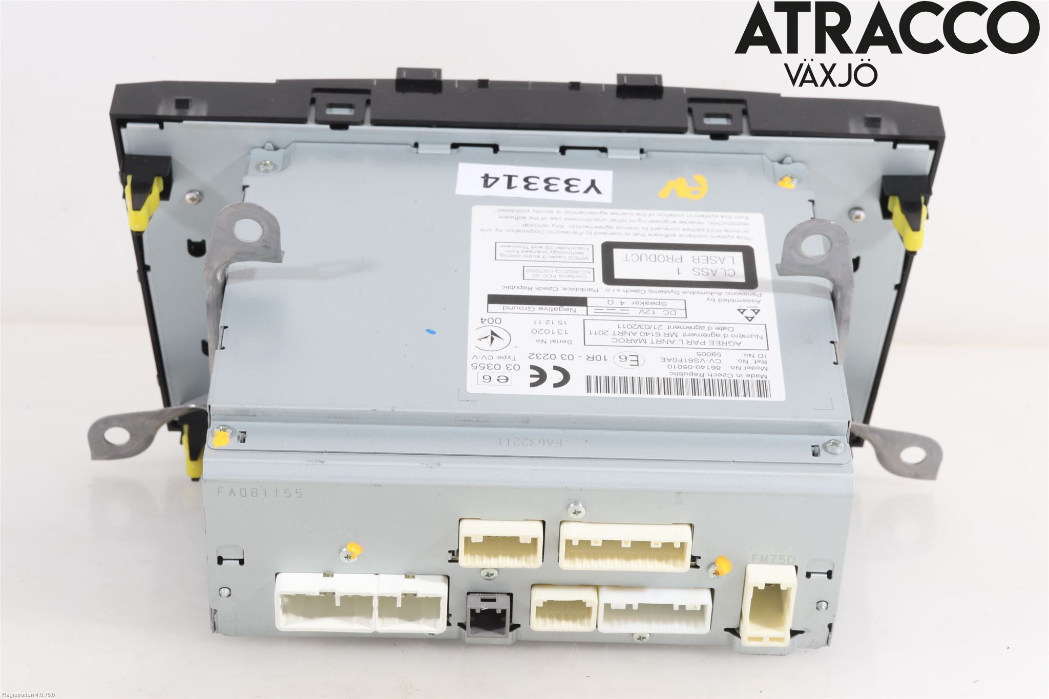Toyota AVENSIS 09-15 Stereo Radio Med Cd