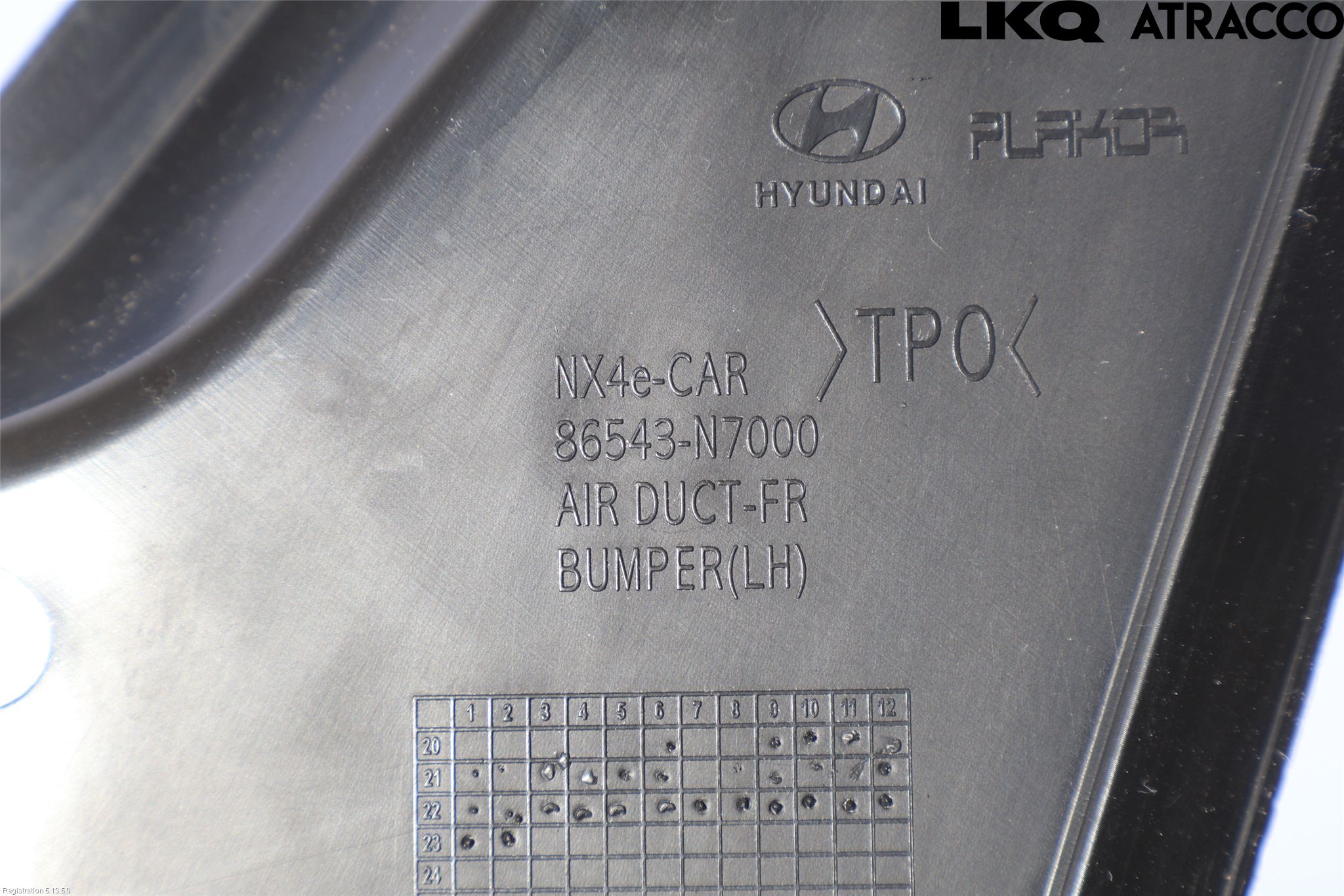 Hyundai TUCSON 05- Luftstyring Front