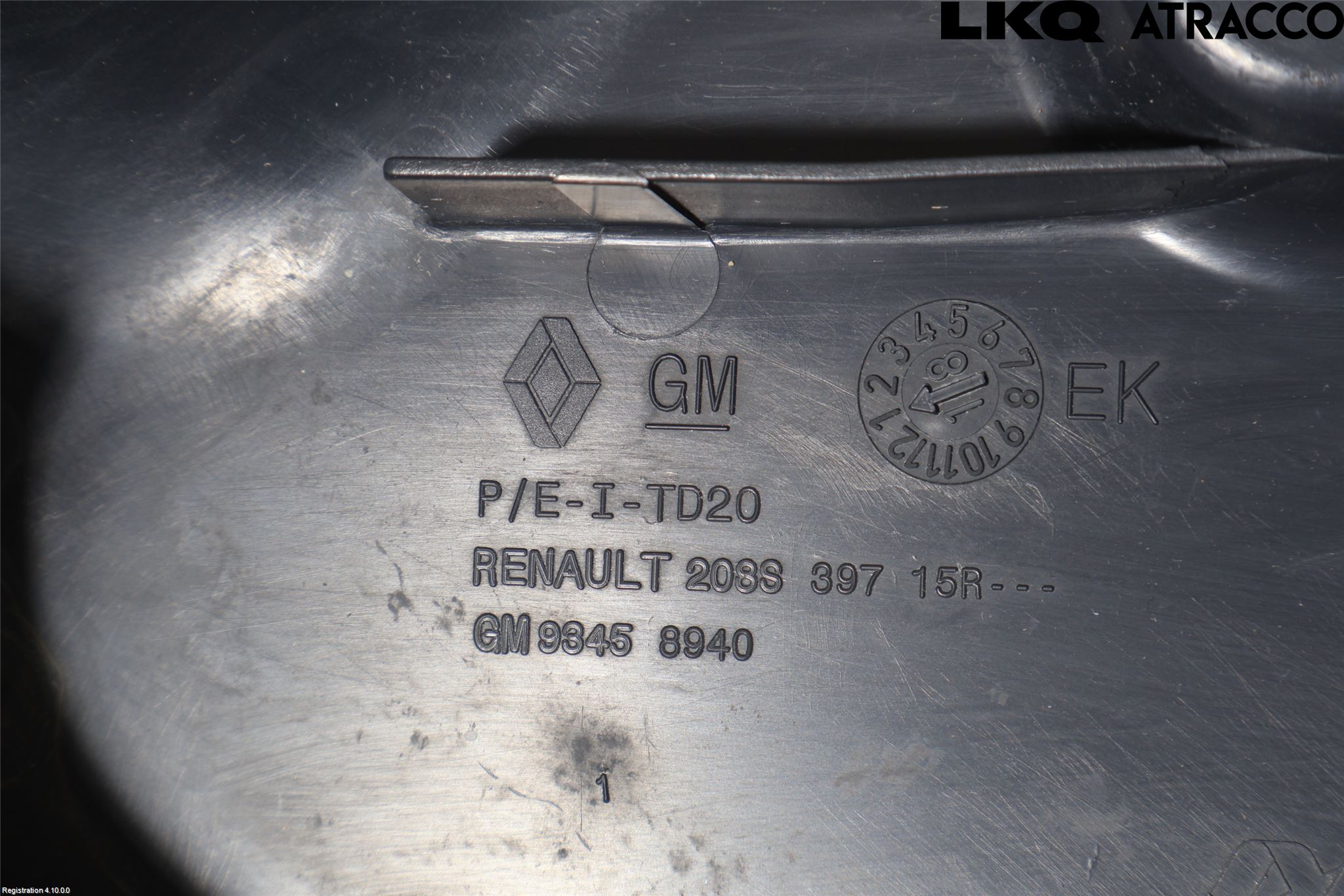 Renault TRAFIC/E-TECH 15- Drivstoff Tank Beskytelsesplat
