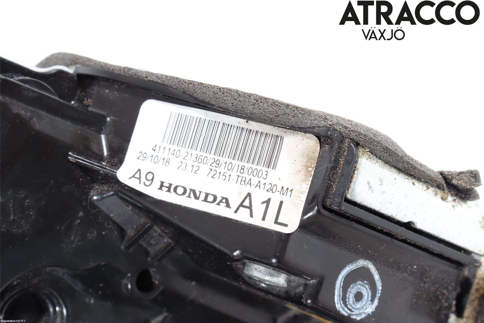 Honda CIVIC 17-22 Dørlås - Låsekasse