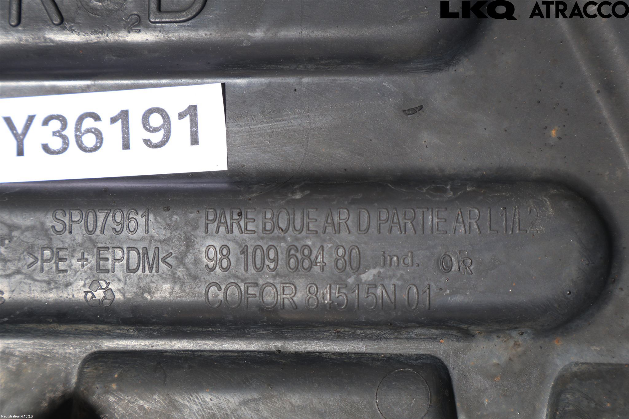 Toyota PROACE II 16- Stänkskydd
