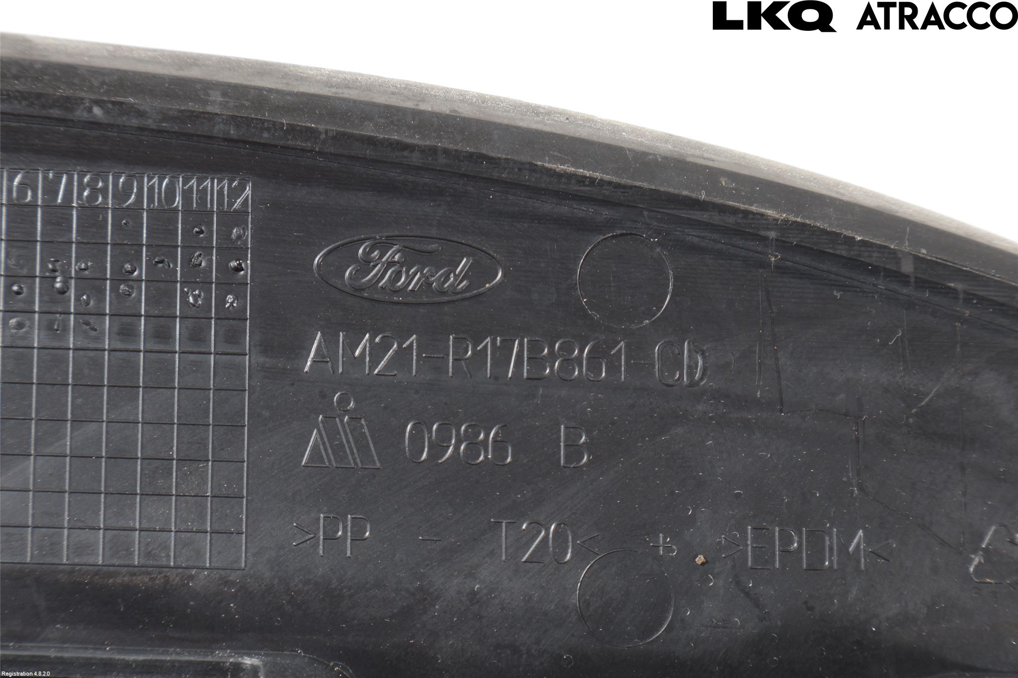 Ford S-MAX 06-15 Refleksplate - Skiltplate