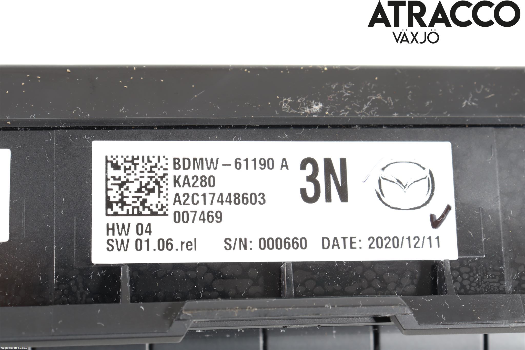 Mazda CX-30 20- Varme Ac Betjening-Display
