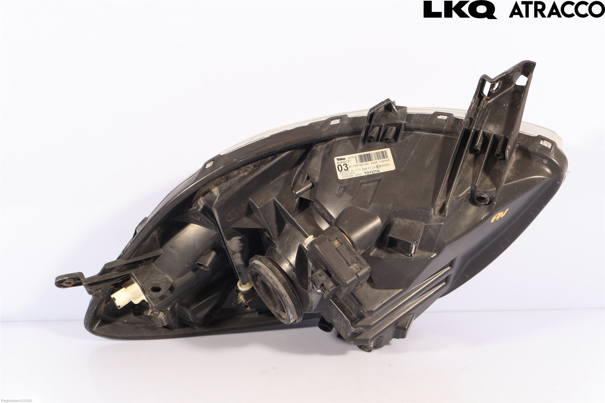 Toyota YARIS XP90 06-11 Frontlykt Venstre