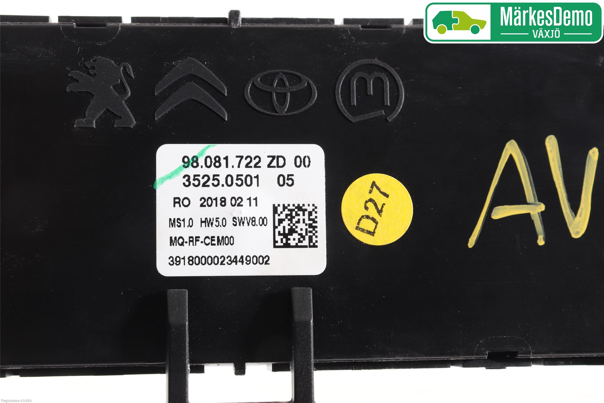 Toyota PROACE II 16- Varme Ac Betjening-Display