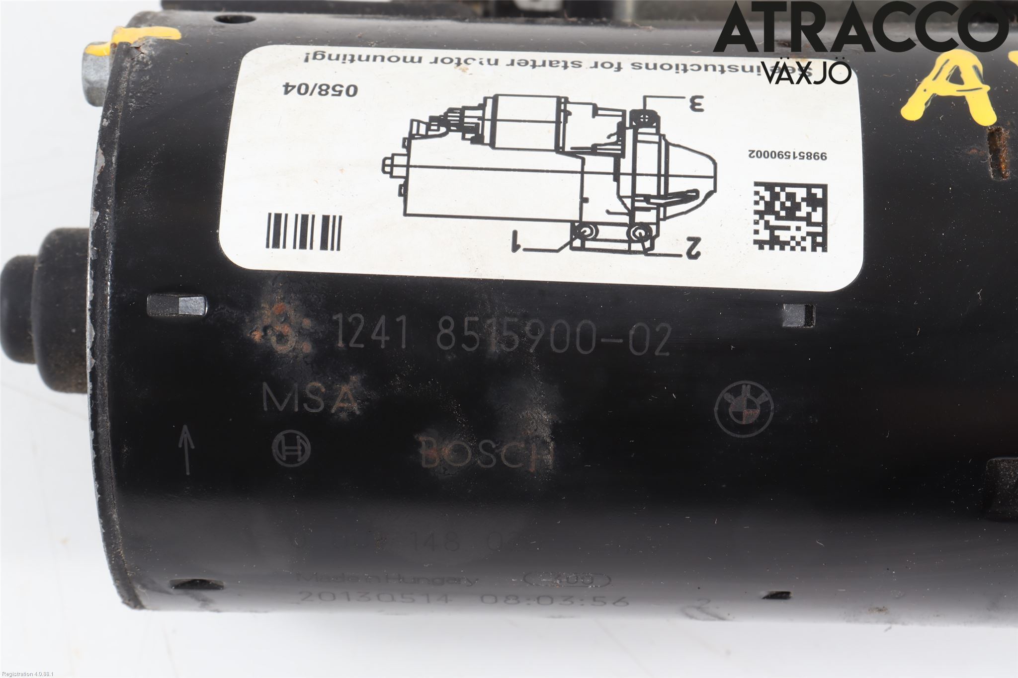 BMW 5 GT F07 09-17 Startmotor Diesel