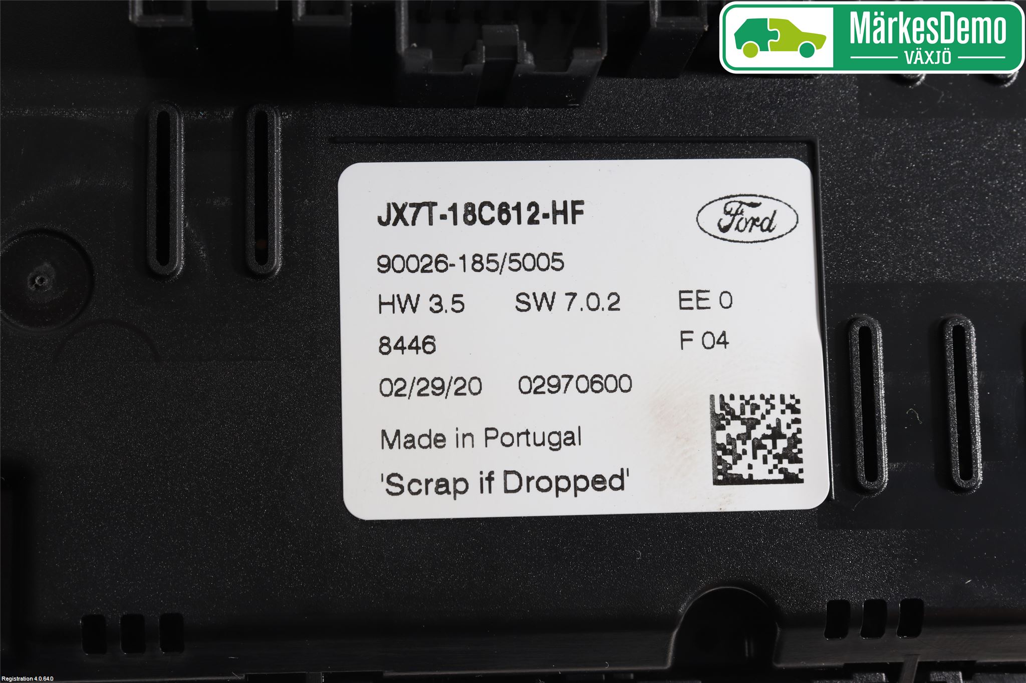 Ford FOCUS 19- Varme Ac Betjening-Display