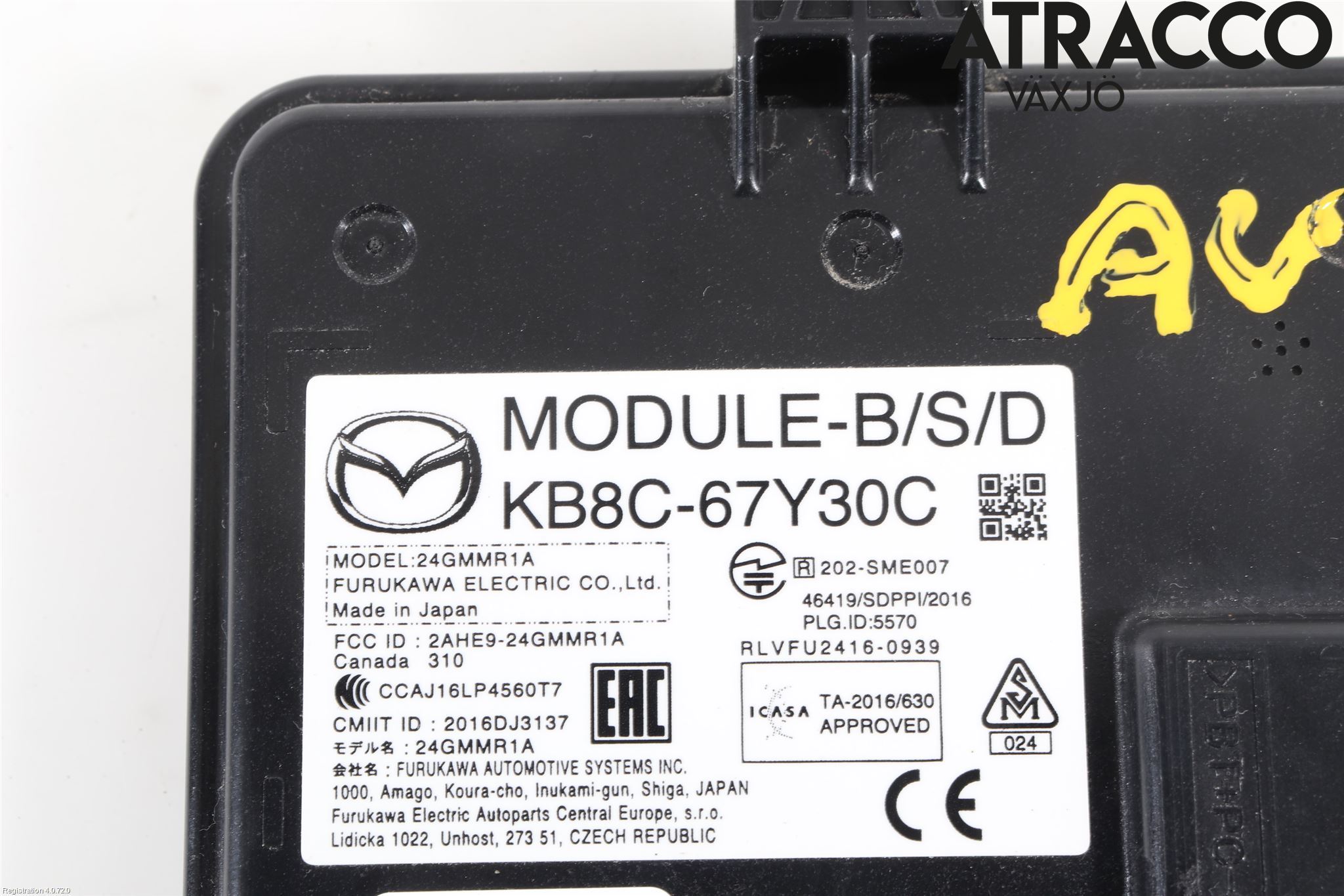 Mazda CX-5 17- Sensor Kollisjonsbeskyttelse
