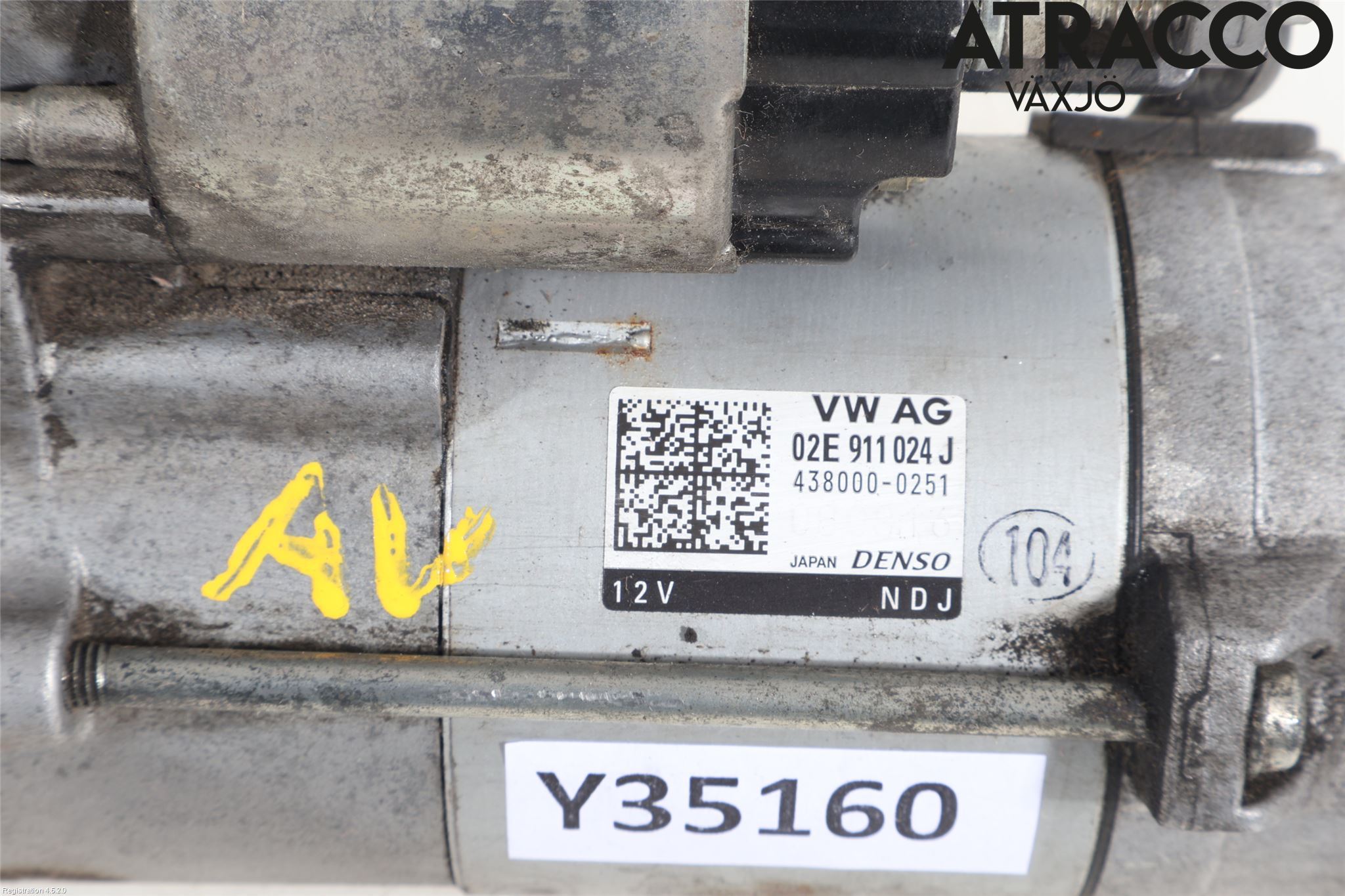Volkswagen VW PASSAT 15-19 Startmotor Diesel