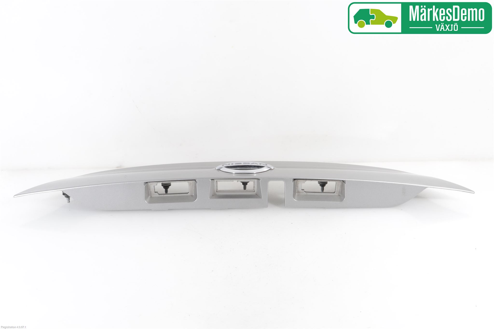 Nissan QASHQAI 14-17 Refleksplate - Skiltplate