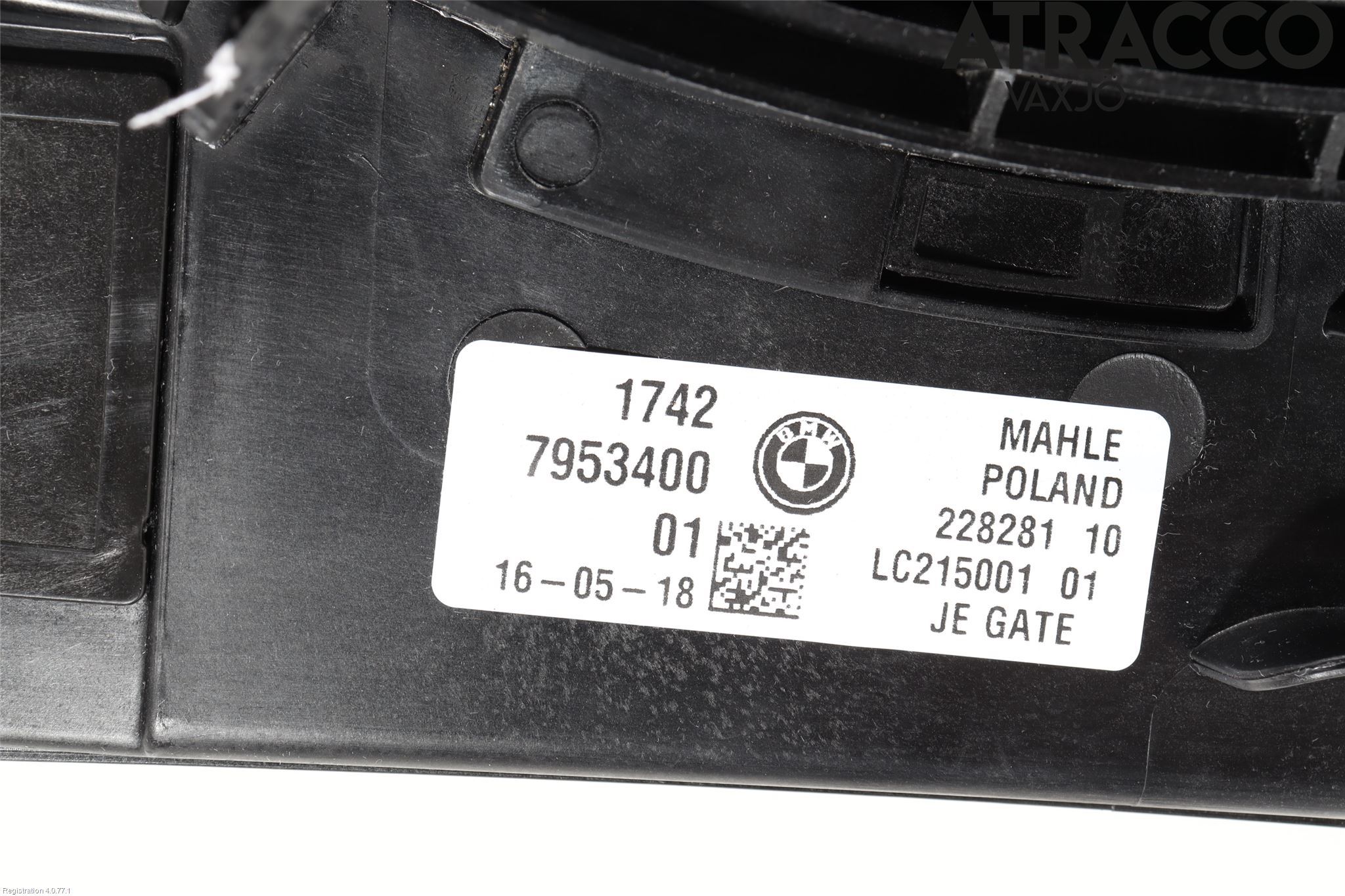 BMW 5 G30/G31/F90 17-23 Kjølevifte-Radiator Hus-Kåpe