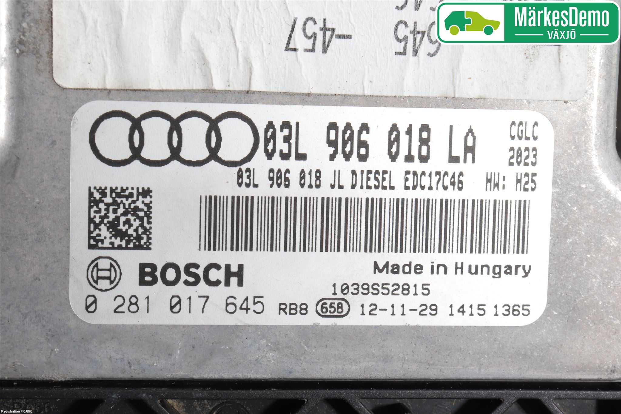 Audi A6/S6 4G 11-18 Styreenhet Innsprøytning
