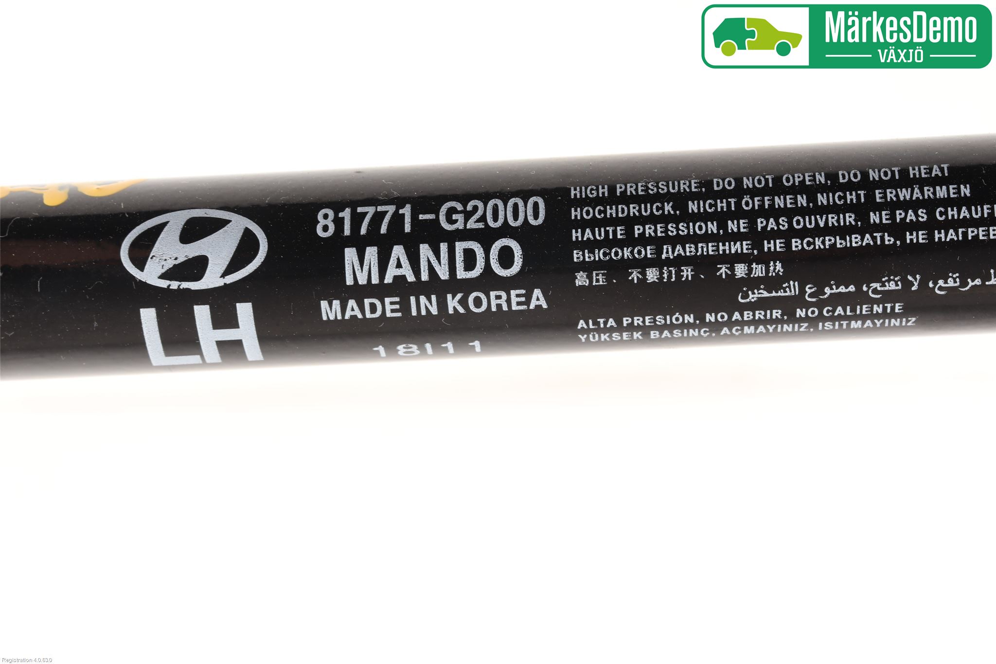 Hyundai IONIQ AE 17-22 Bakluke Demper-Gassfjær