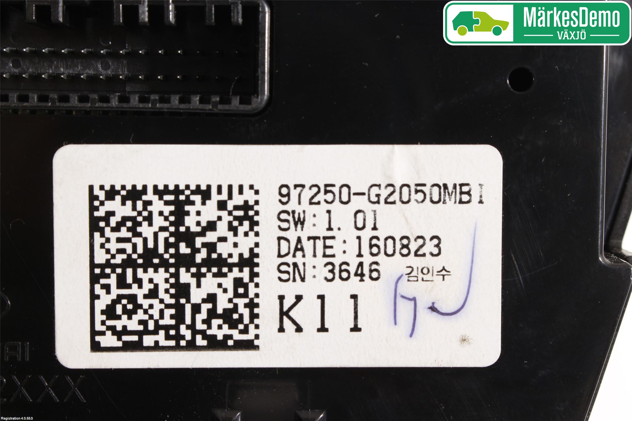 Hyundai IONIQ AE 17-22 Varme Ac Betjening-Display