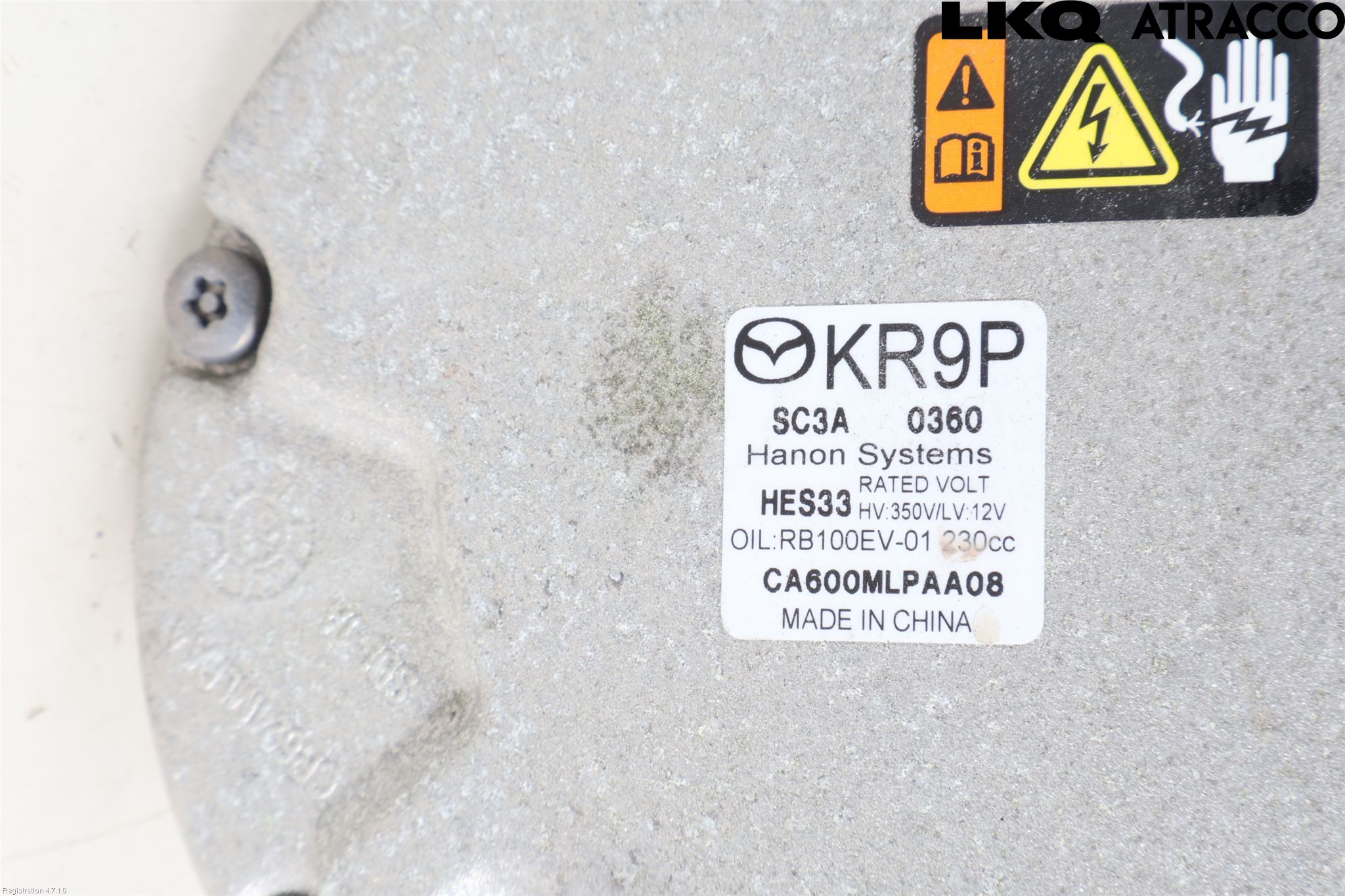 Mazda CX-60 22- Varme Ac Kompressor