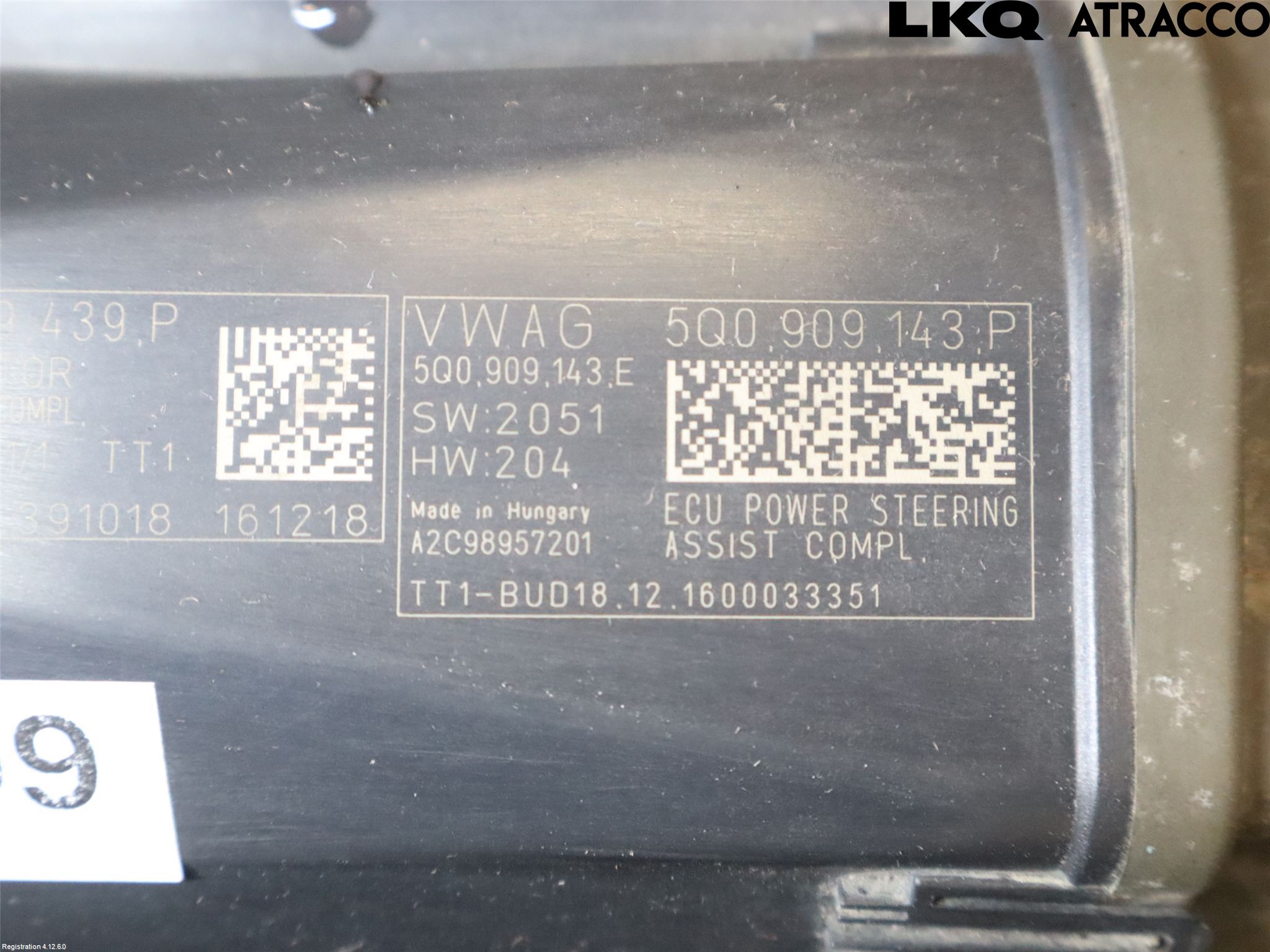 Volkswagen VW TIGUAN 16-24 Styrväxel/Snäcka Elektrisk