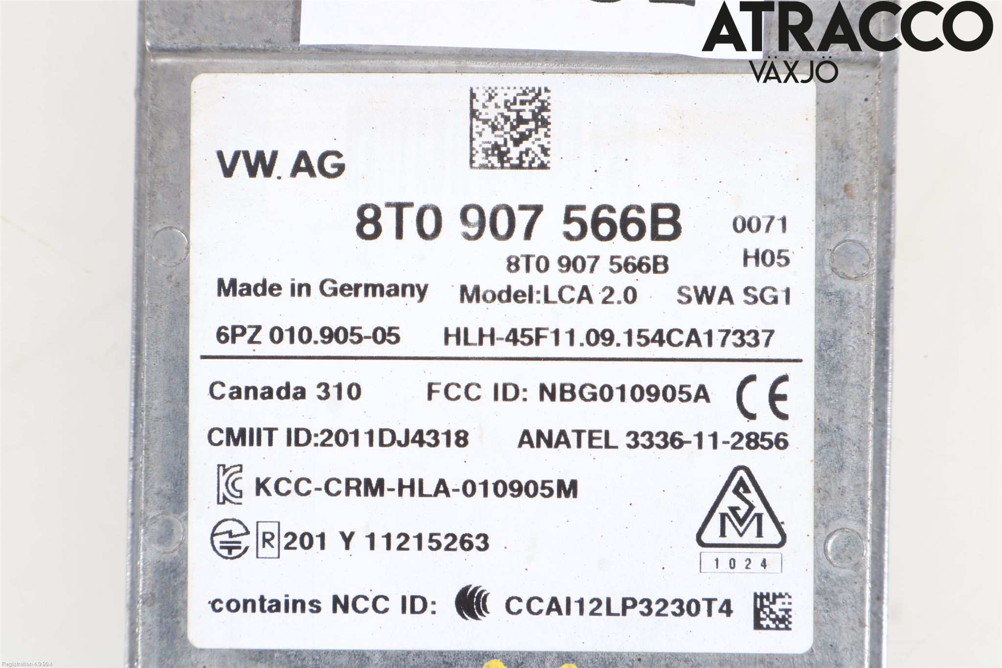 Audi A4 12-15 Sensor Kollisjonsbeskyttelse