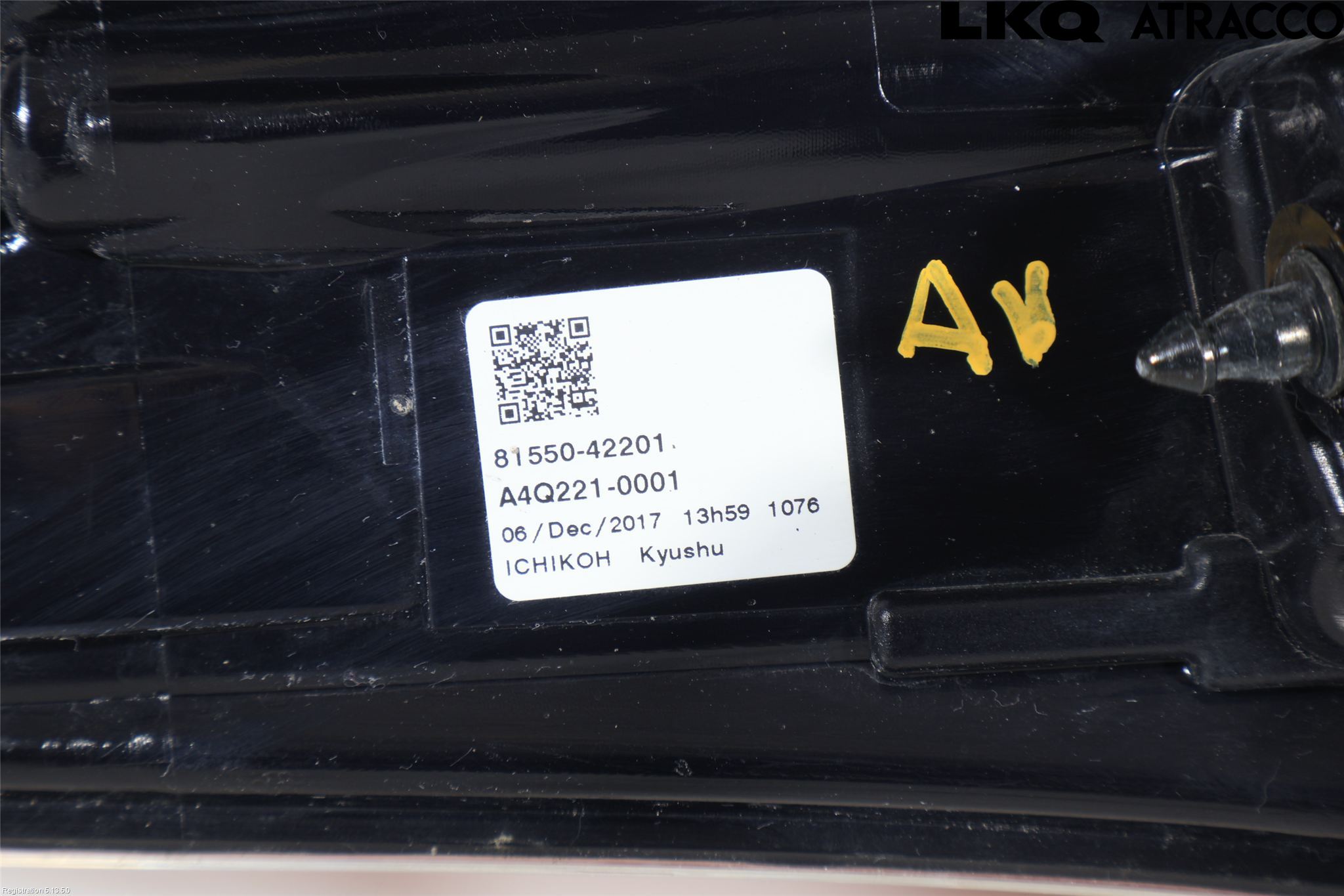 Toyota RAV4 13-18 Baklykt Høyre