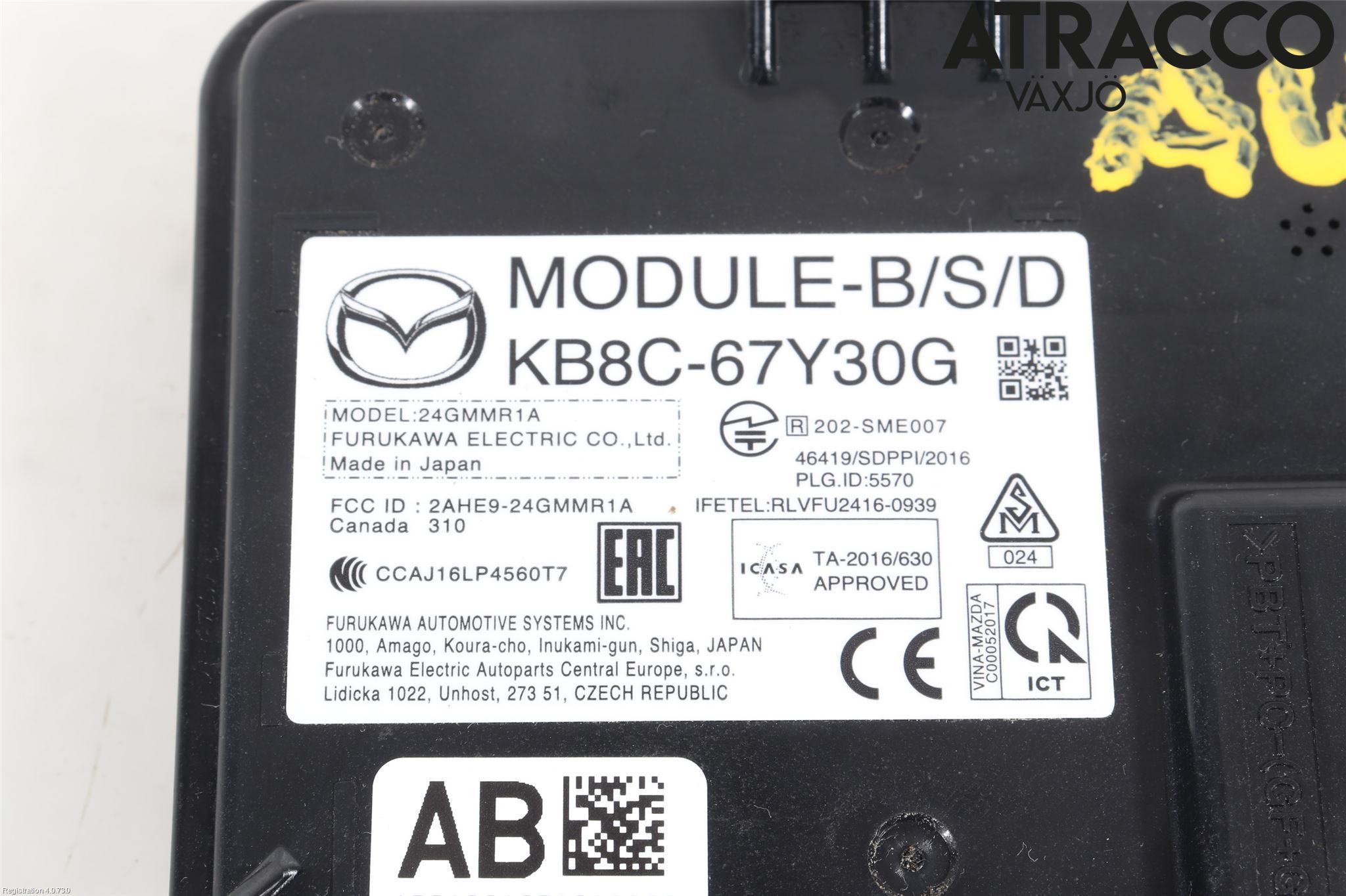 Mazda CX-5 17- Sensor Kollisjonsbeskyttelse