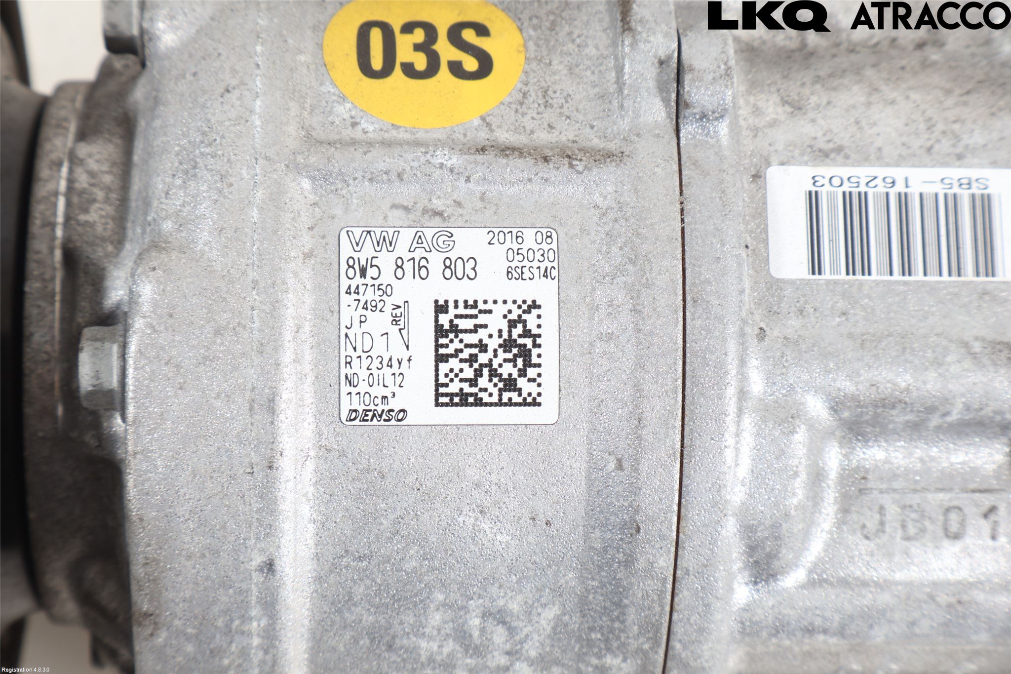 Audi A4/S4 B9 16-19 Varme Ac Kompressor