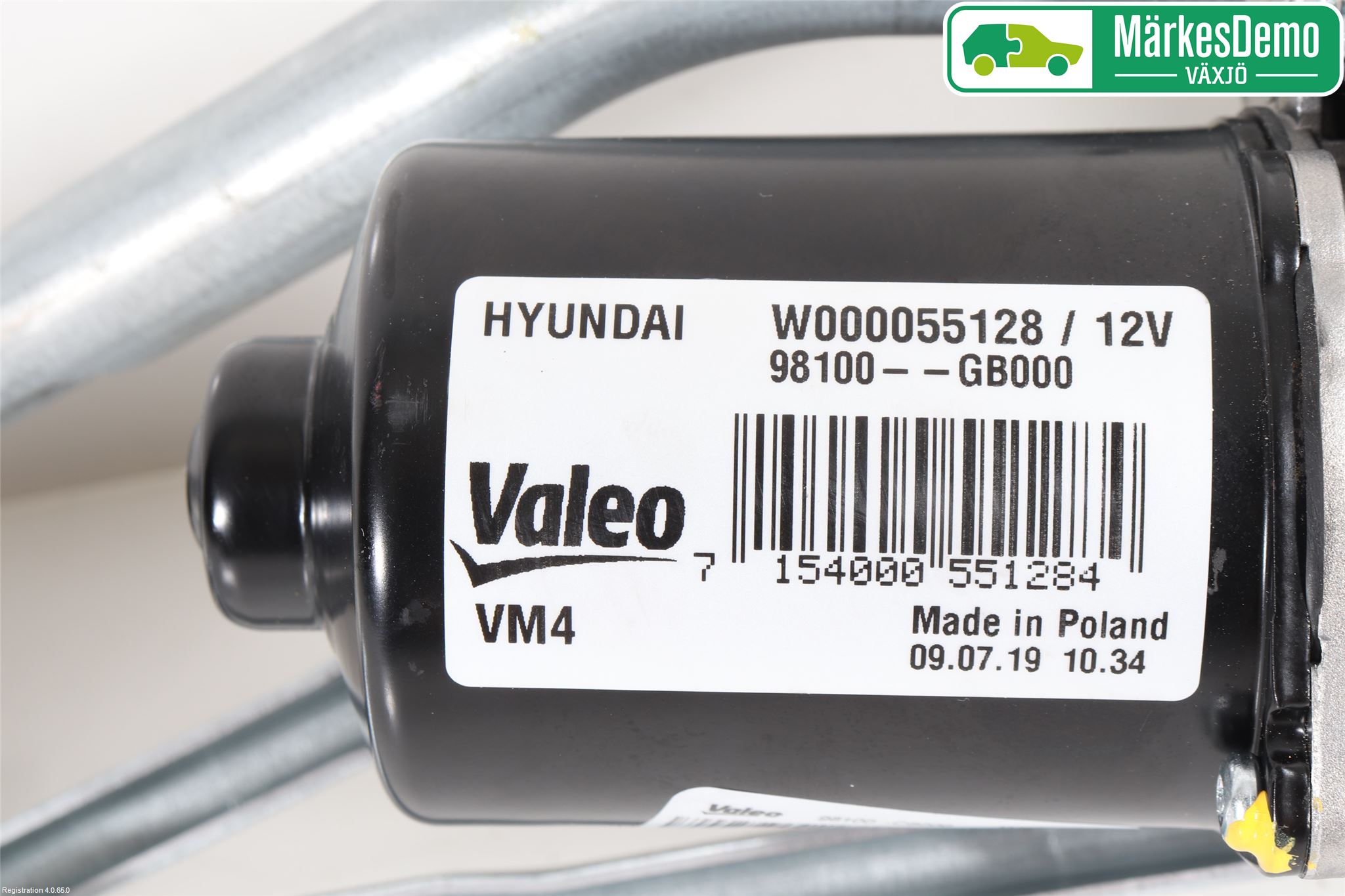 Hyundai i20 GB 15-20 Viskeroverføring Frontrute