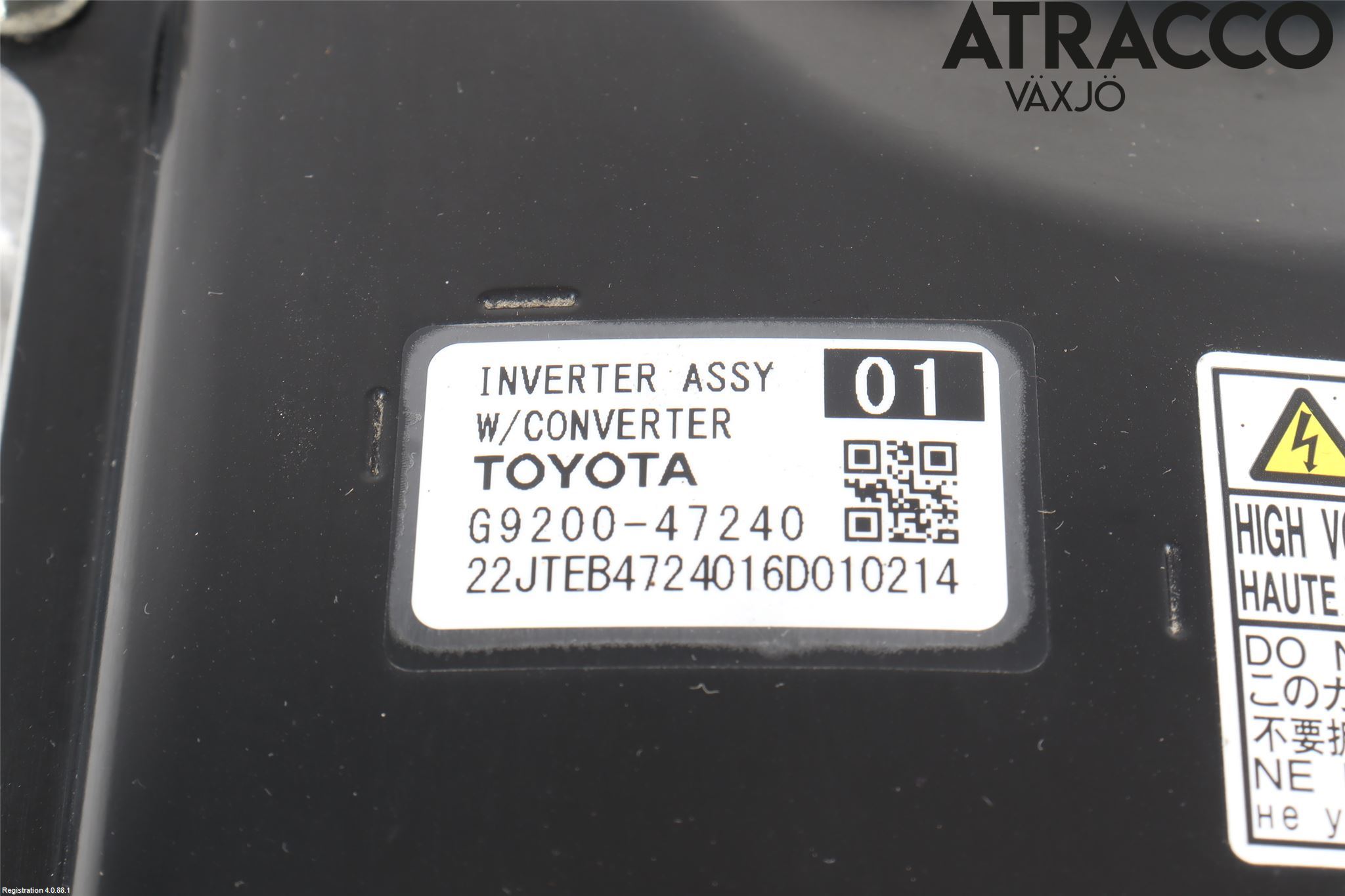 Toyota PRIUS (ZVW50) 16-21 Hybridconverter