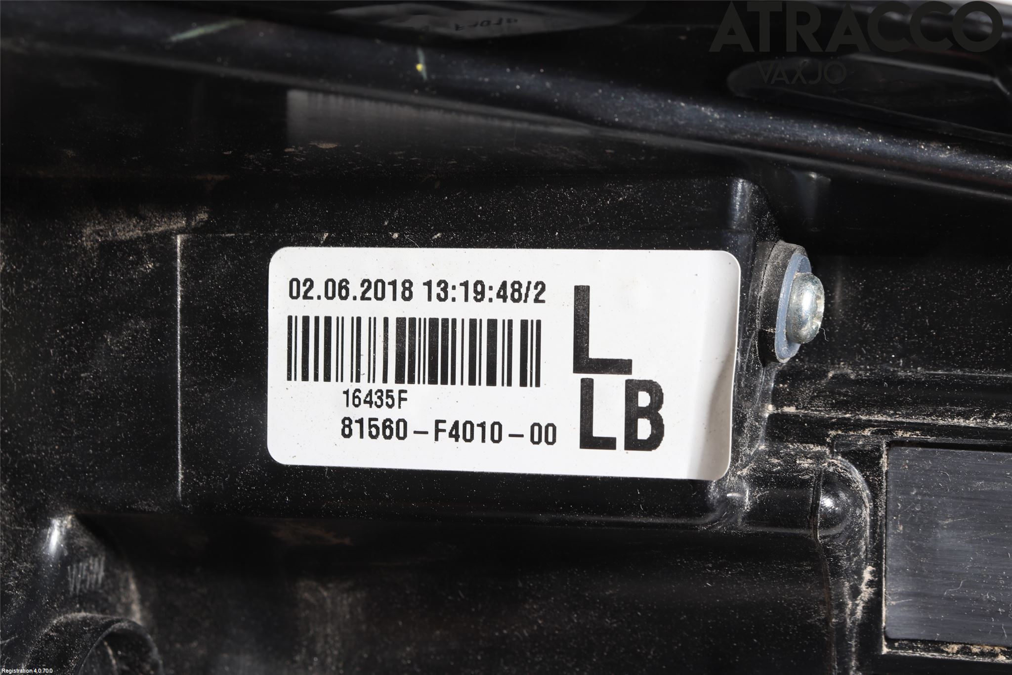 Toyota C-HR 16-23 Baklykt Venstre