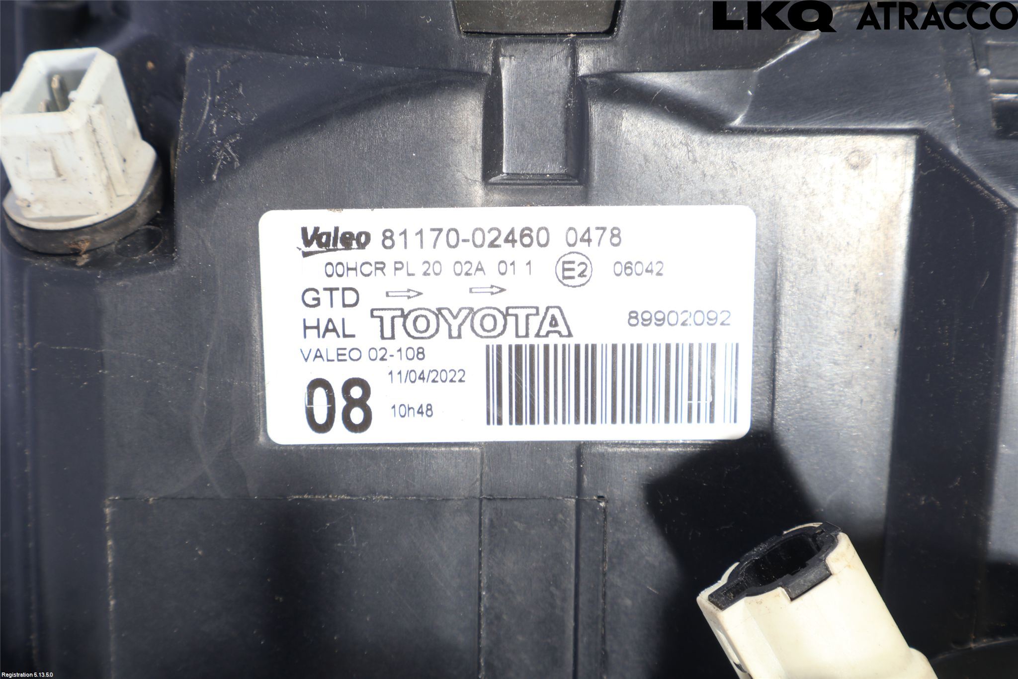 Toyota AURIS 07-09 Frontlykt Venstre