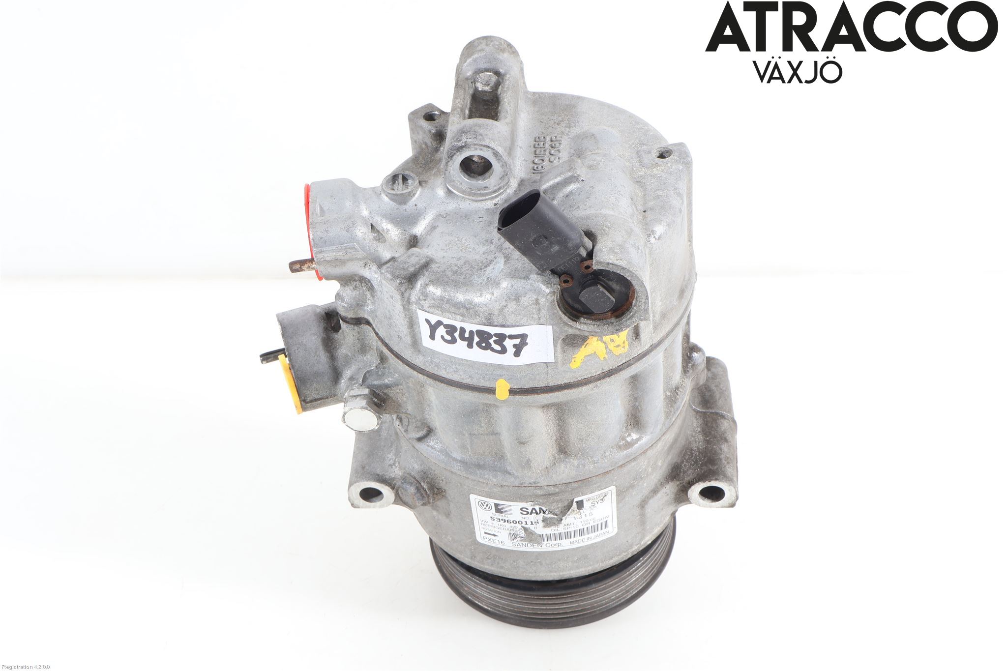 Volkswagen VW GOLF VI 09-13 Varme Ac Kompressor